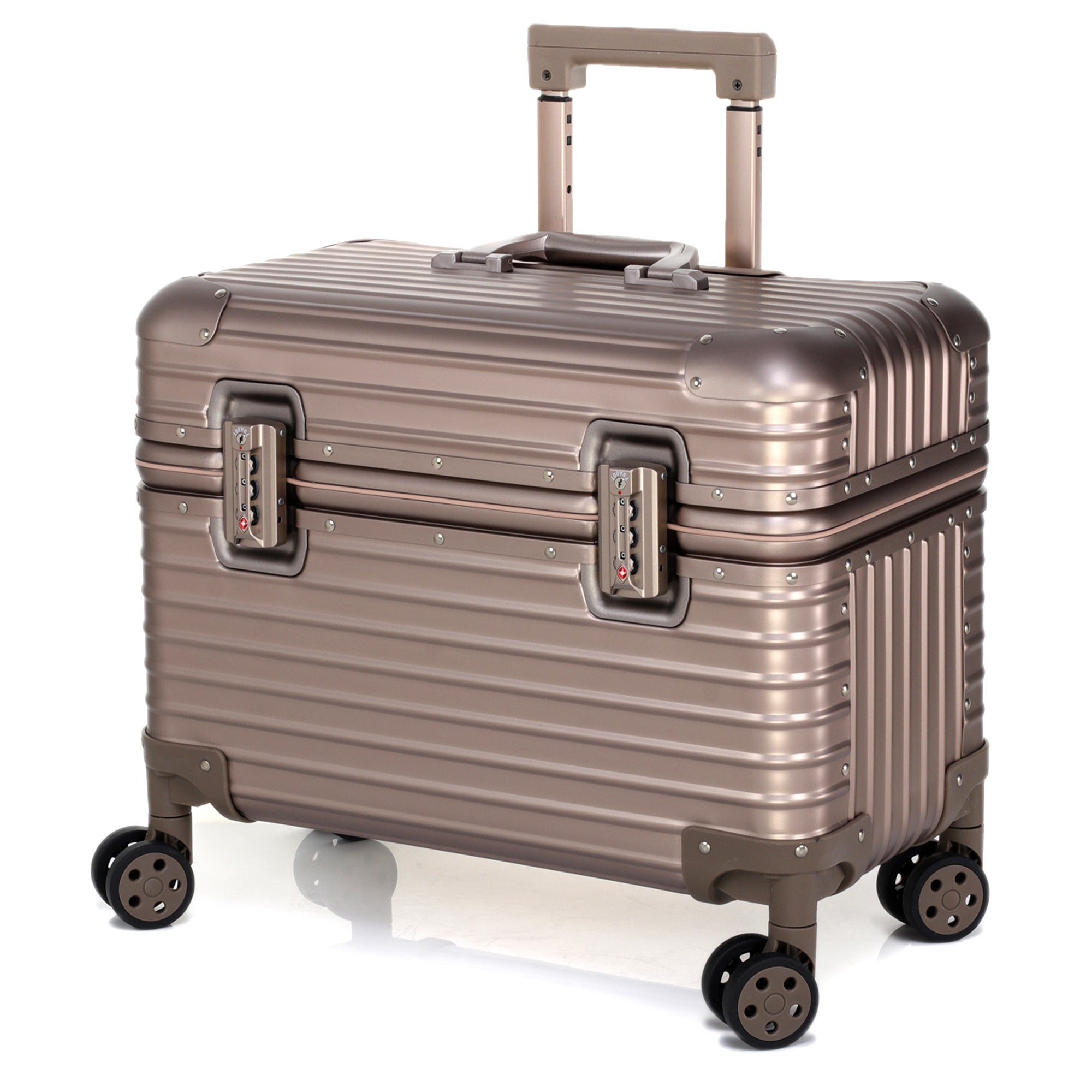 VERAGE Luxe Aviator - Aluminium Rolling Tote