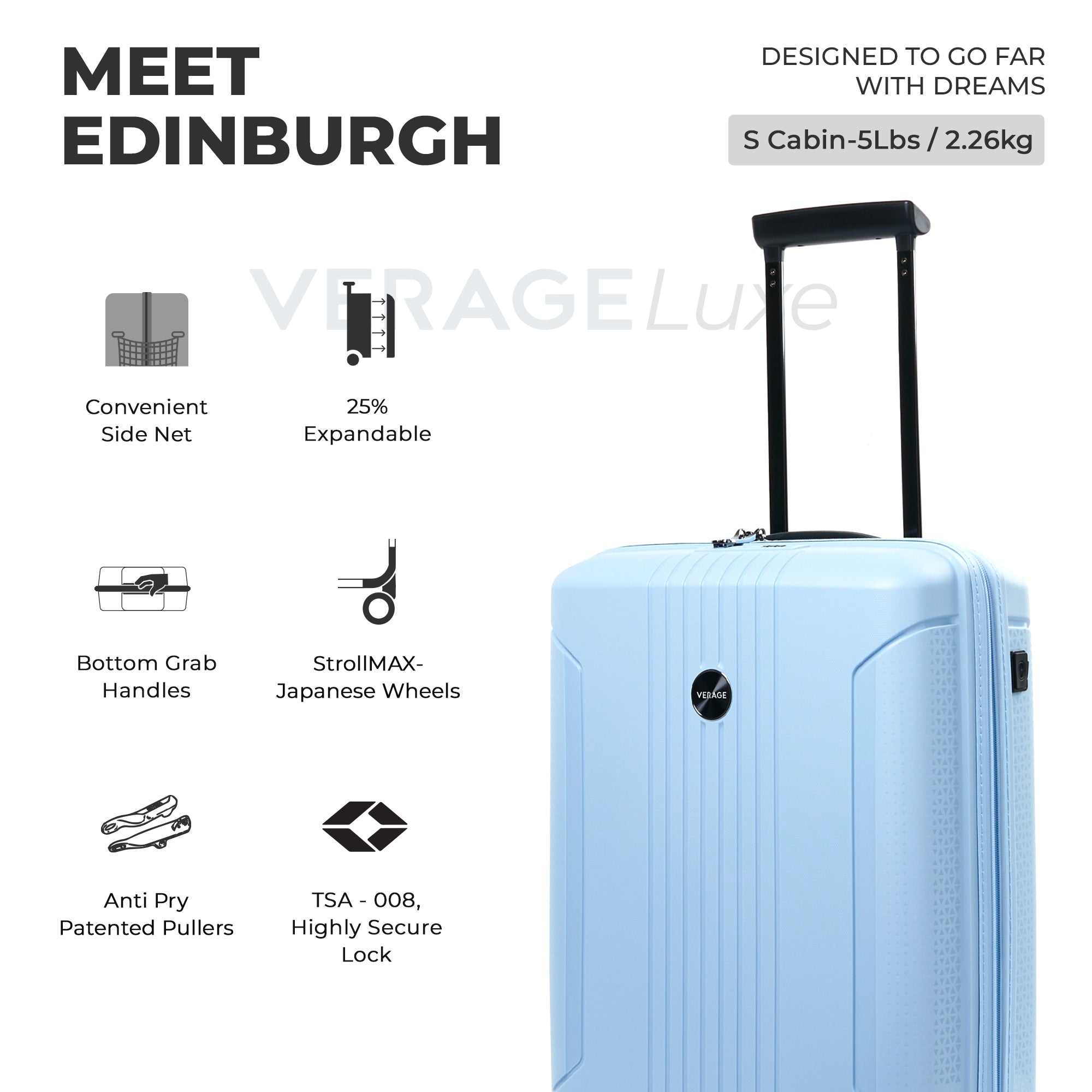 VERAGE Luxe Edinburgh- Carry-On