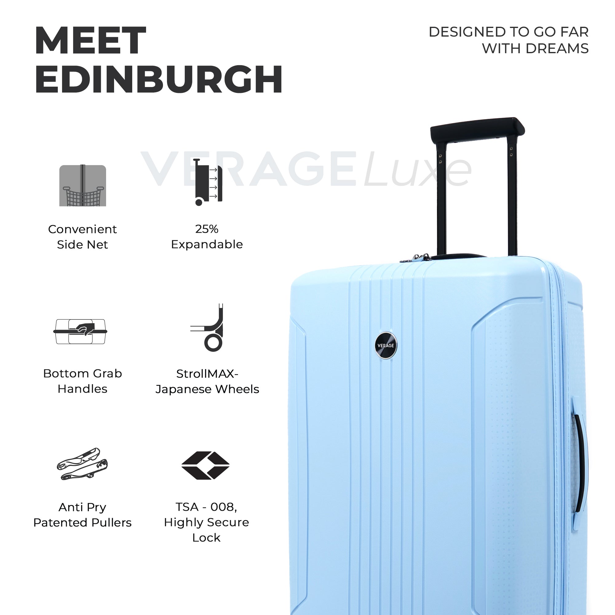 VERAGE Luxe Edinburgh- Set of 3 (S+M+L)