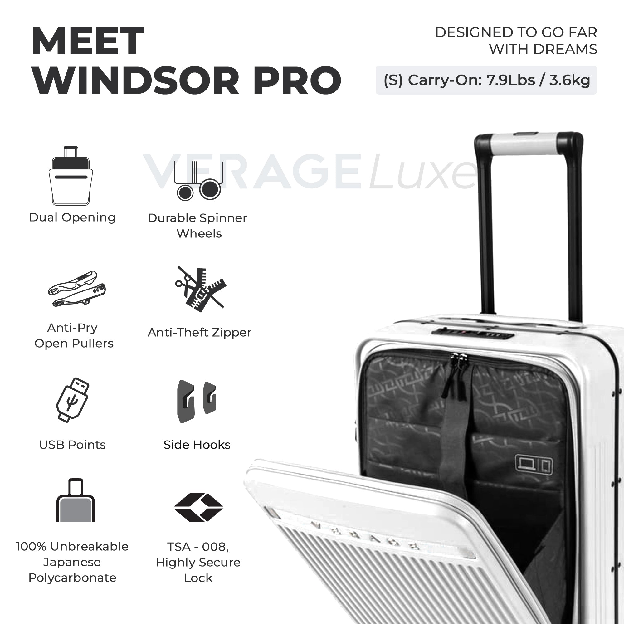 VERAGE Luxe Windsor Pro Carry-On