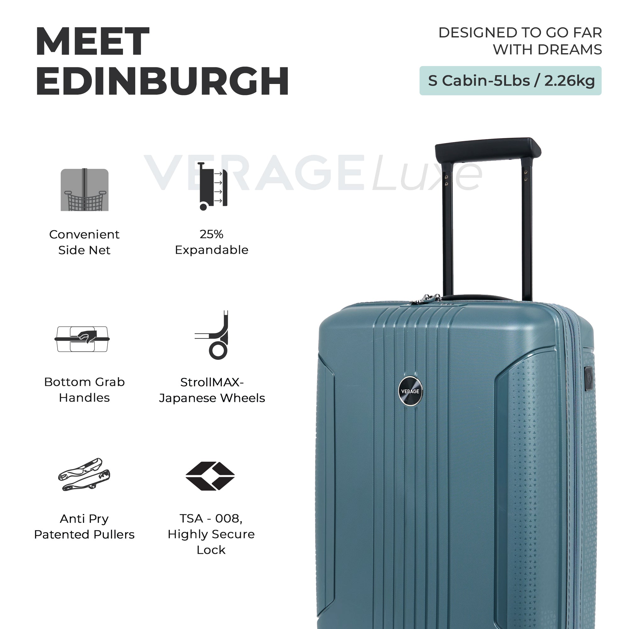 VERAGE Luxe Edinburgh- Carry-On