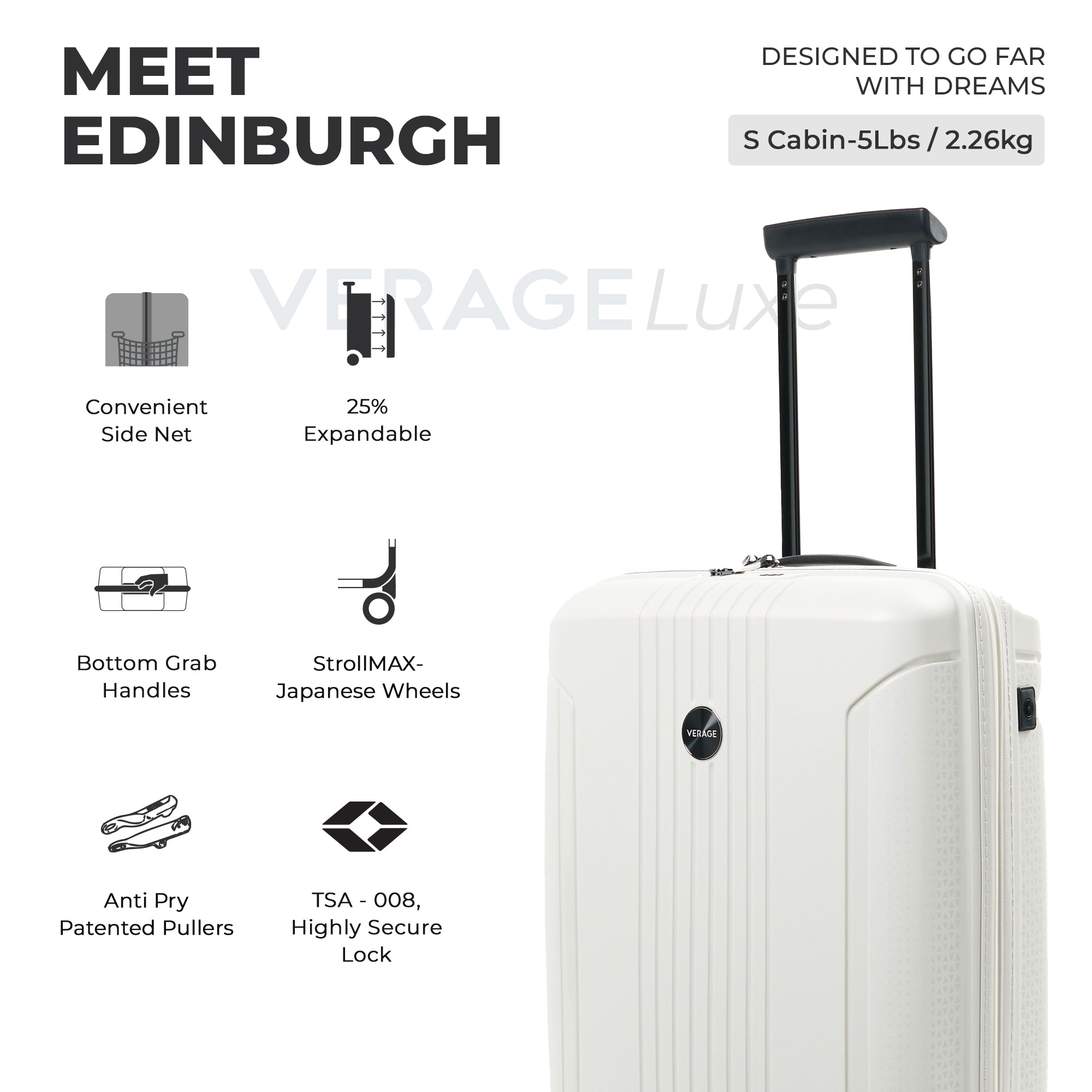 VERAGE Luxe Edinburgh- Carry-On
