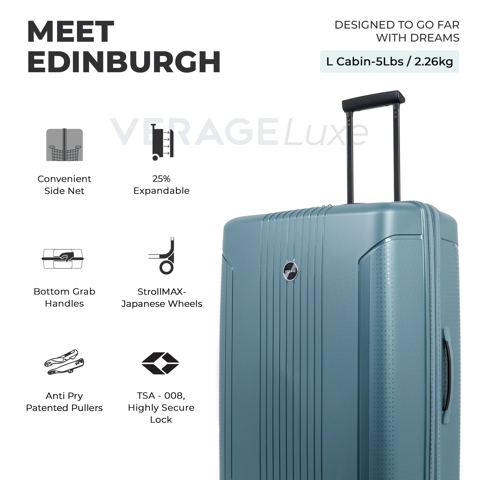 VERAGE Luxe Edinburgh (L) Check-In
