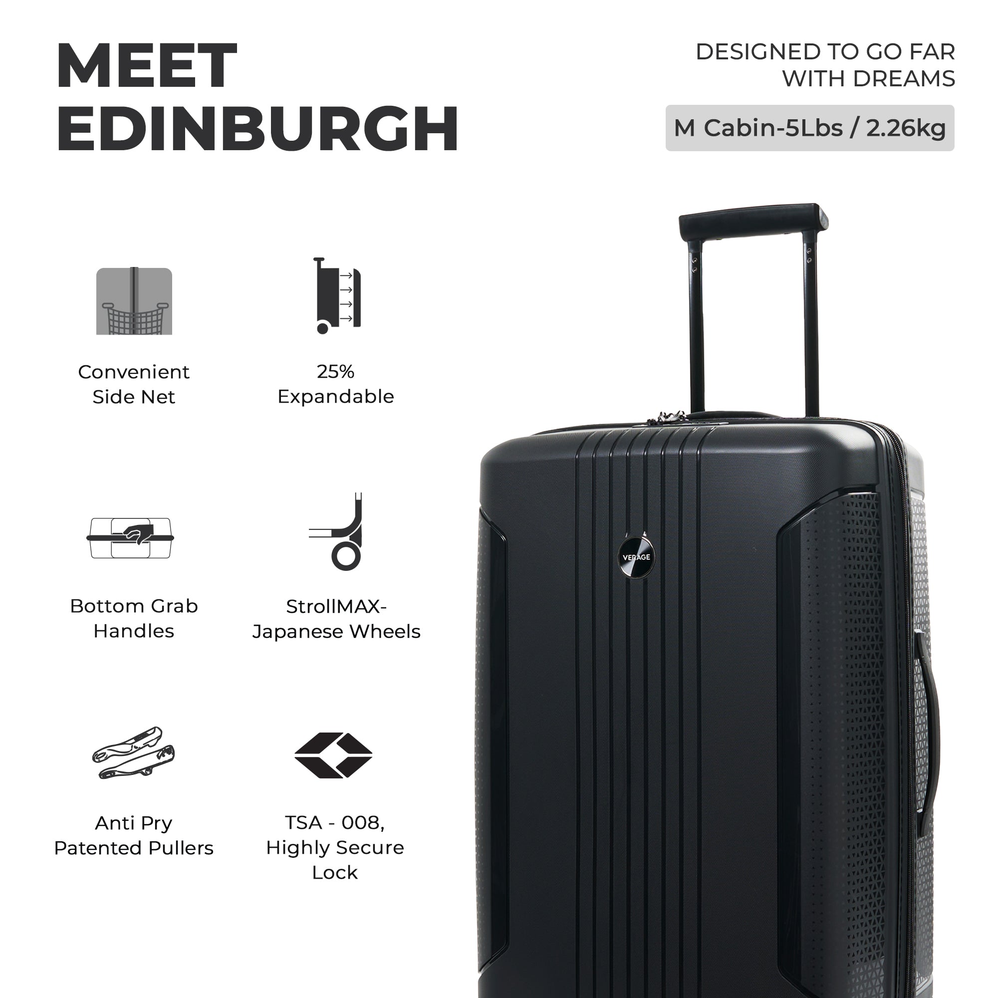 VERAGE Luxe Edinburgh (M) Check-In