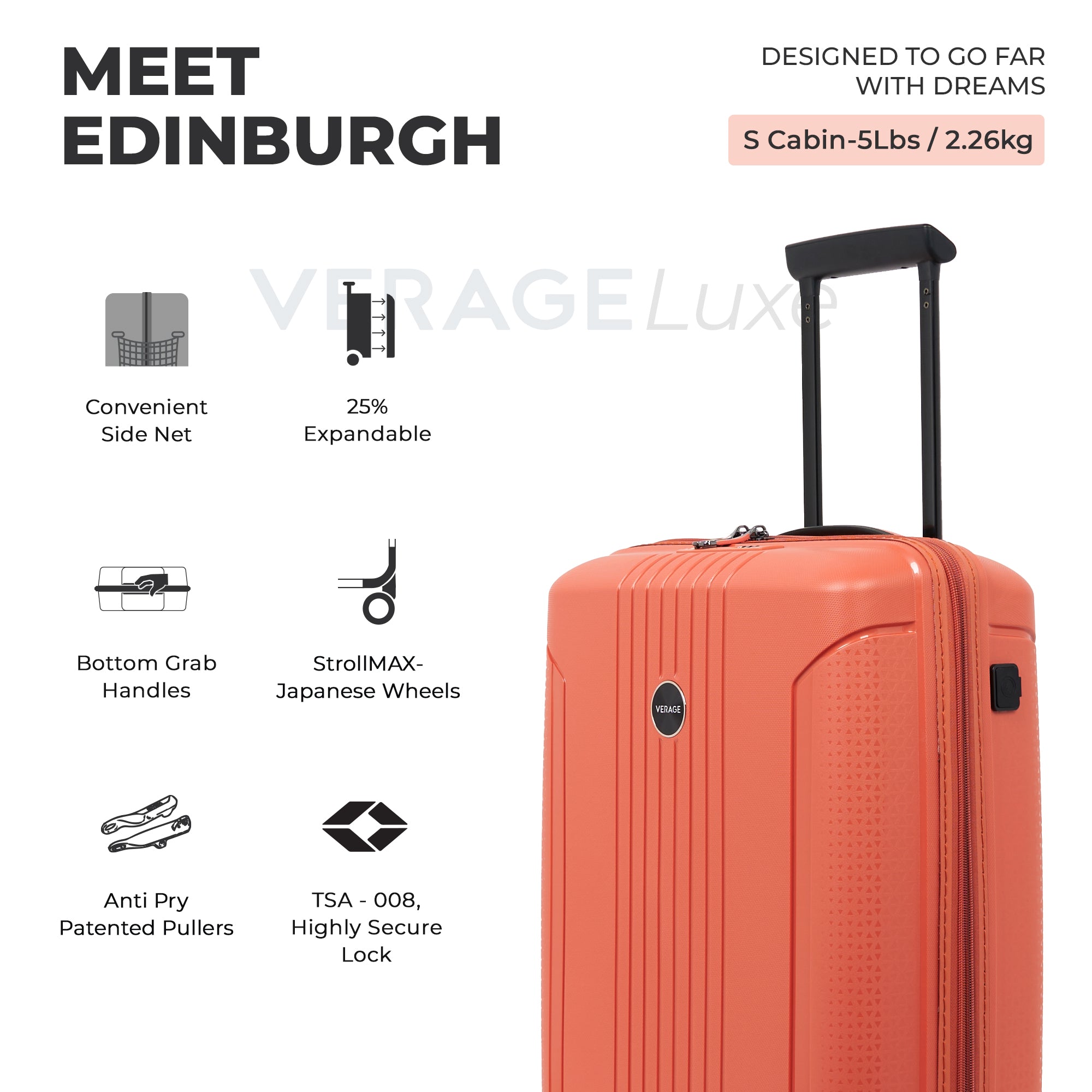 VERAGE Luxe Edinburgh- Carry-On