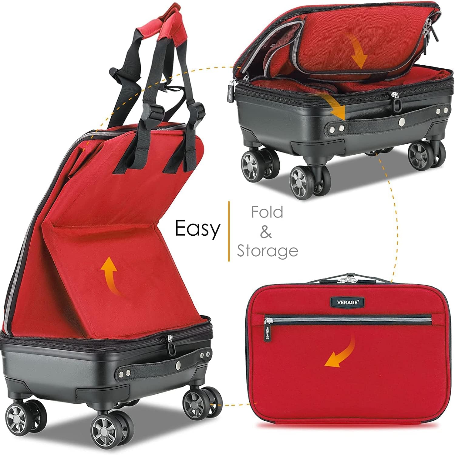 VERAGE Luxe Foldable Suitcase - Medium