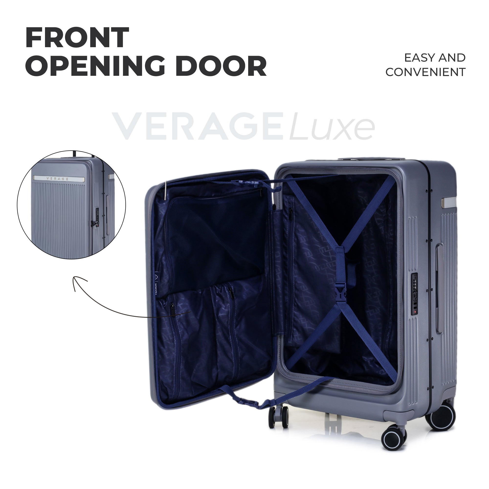 VERAGE Luxe Windsor Pro Large Check-In