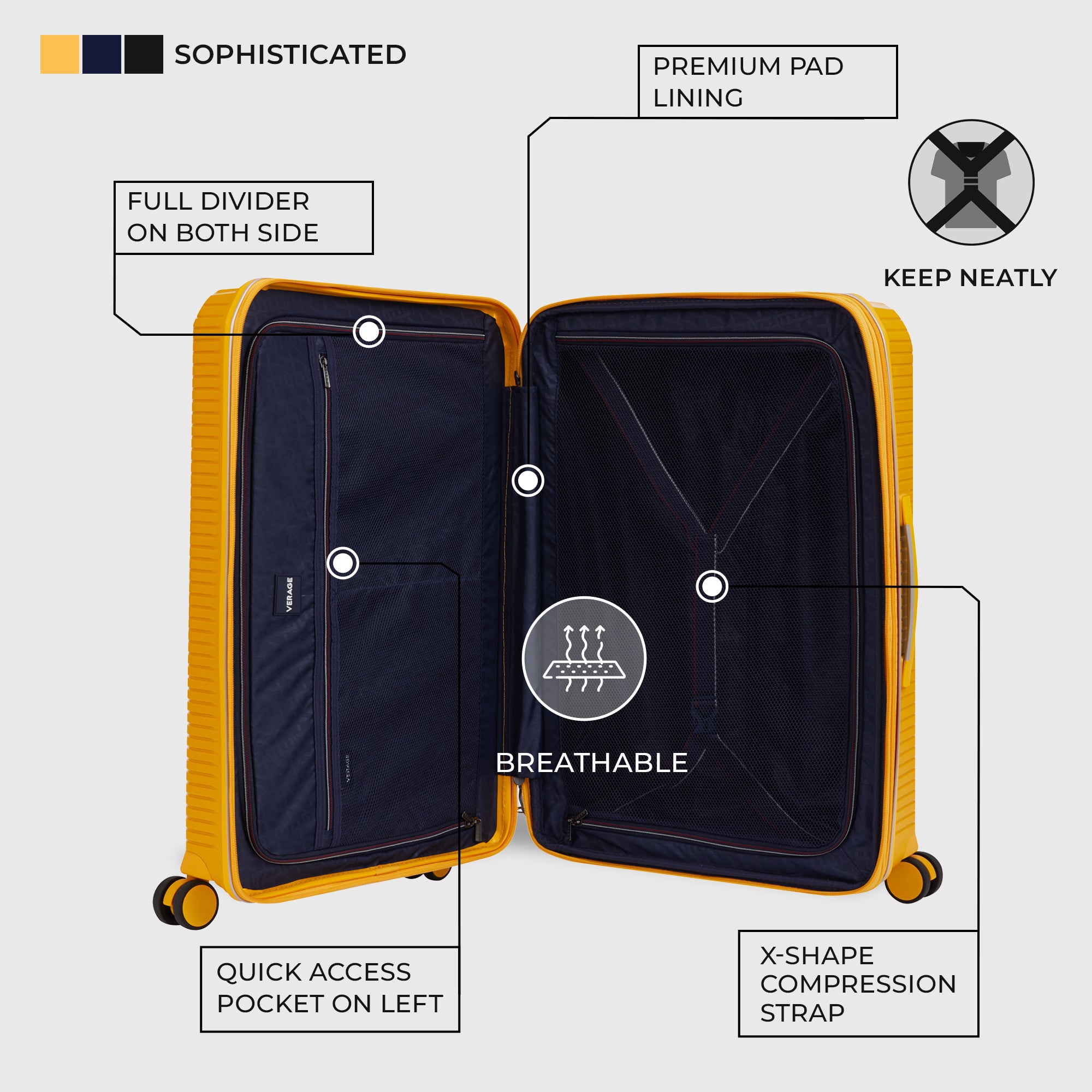 VERAGE Luxe Rome - Carry-On