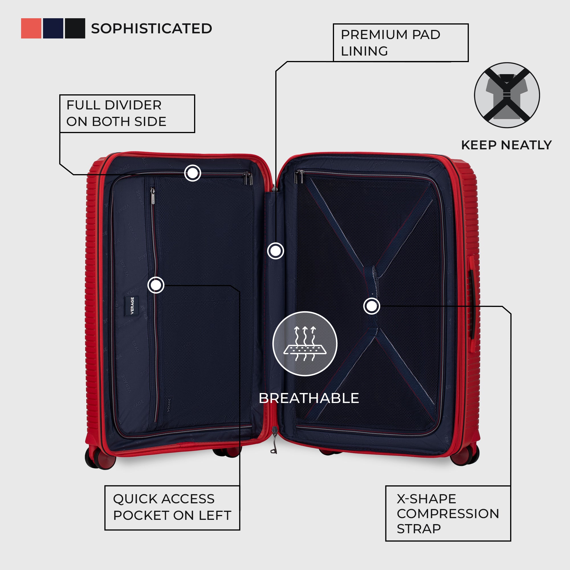 VERAGE Luxe Rome - Carry-On