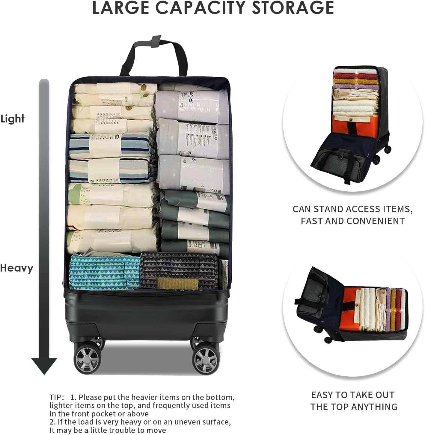 VERAGE Luxe Foldable Suitcase - Medium