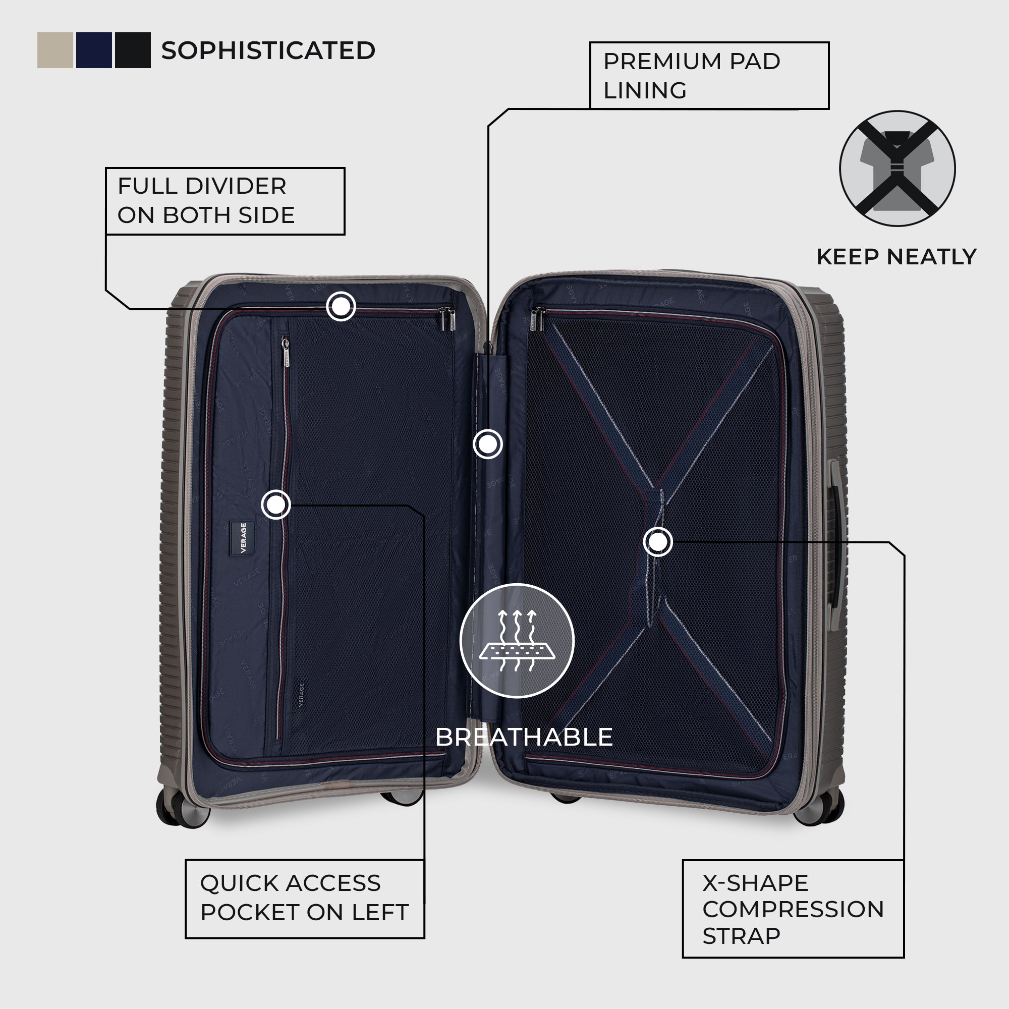 VERAGE Luxe Rome - Carry-On