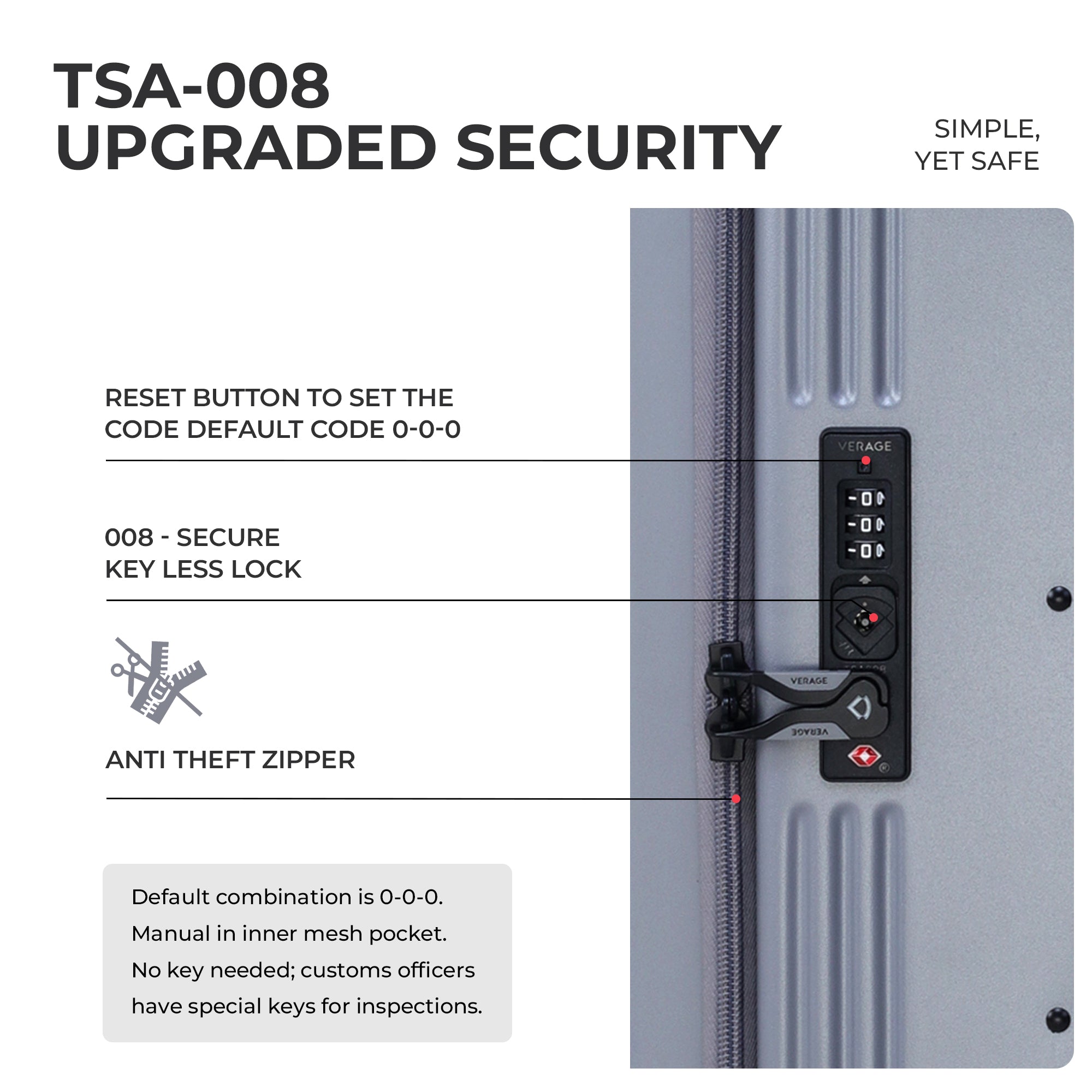 VERAGE Luxe Windsor Pro Medium Check-In