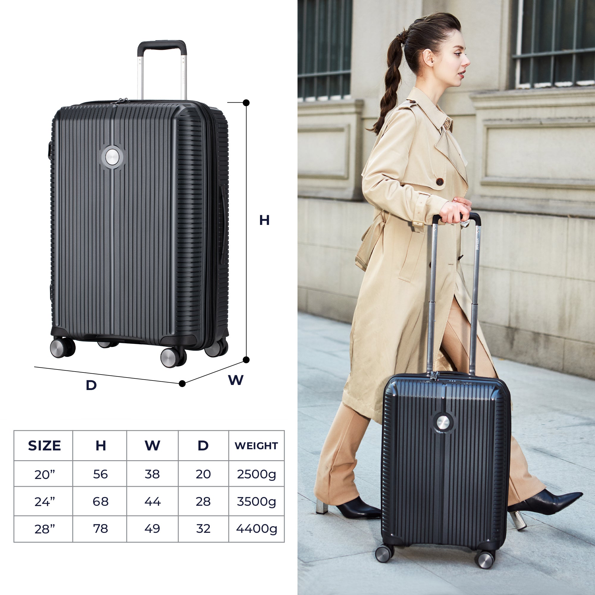 VERAGE Luxe Rome - Large Check-In