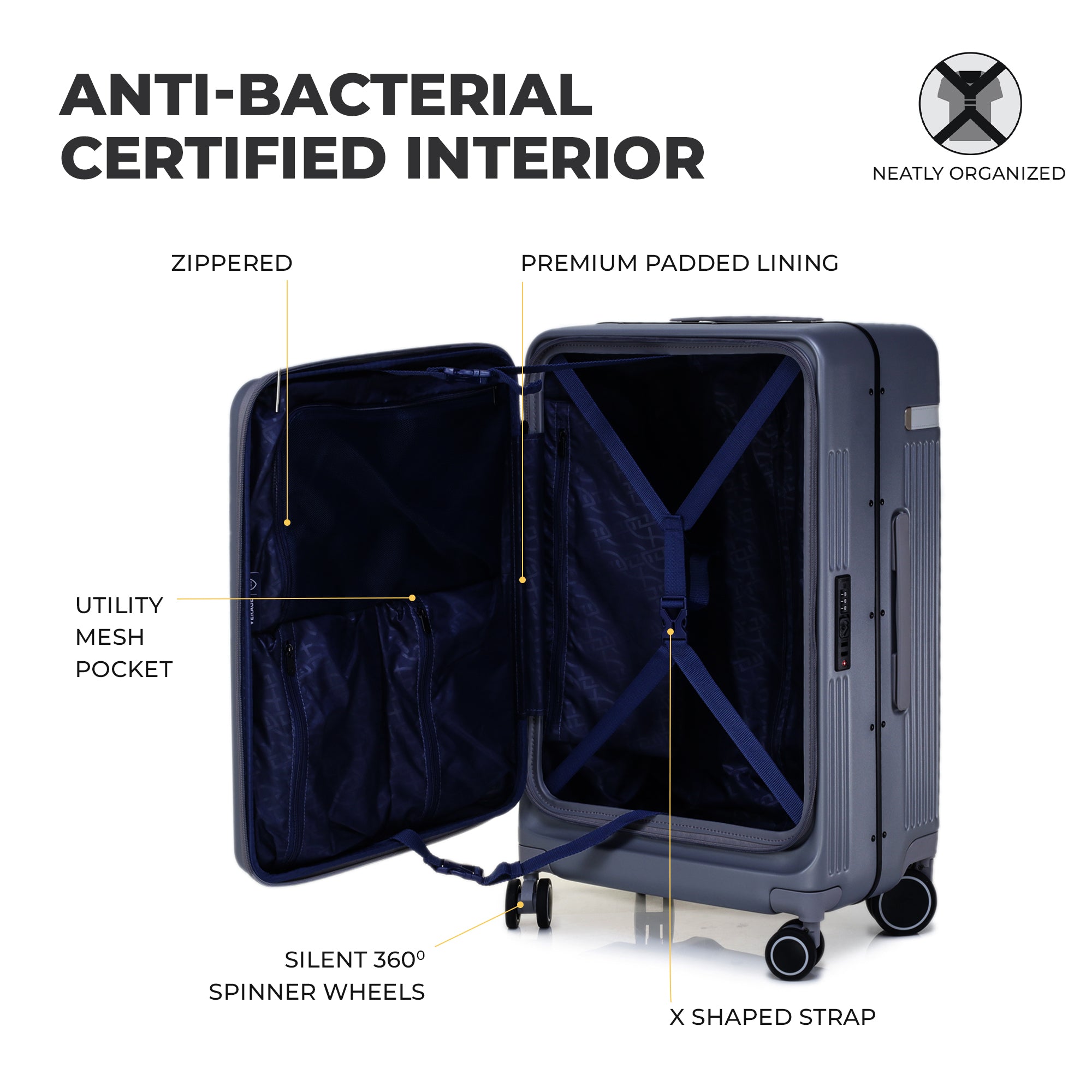 VERAGE Luxe Windsor Pro Medium Check-In