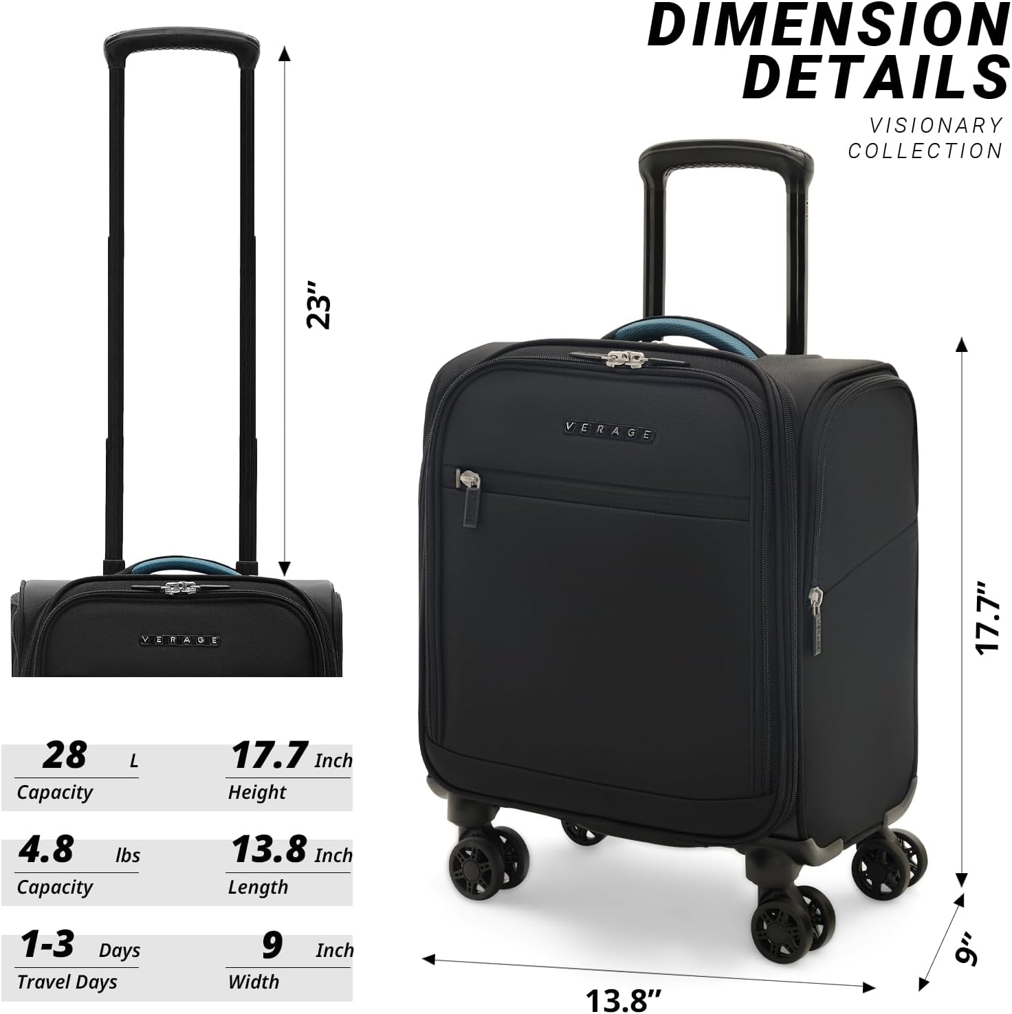 Visionary Underseat Black