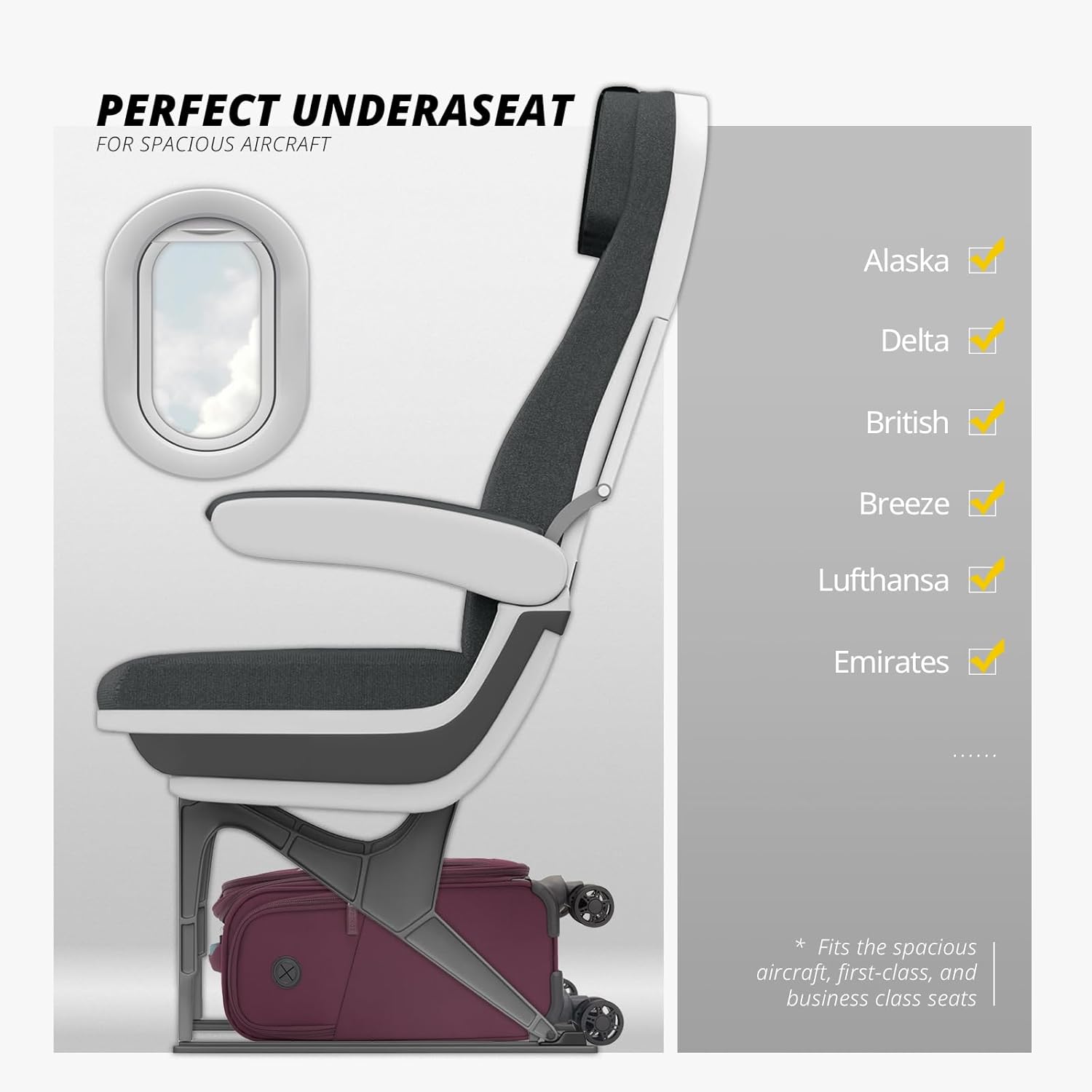 Visionary Underseat Grape Red