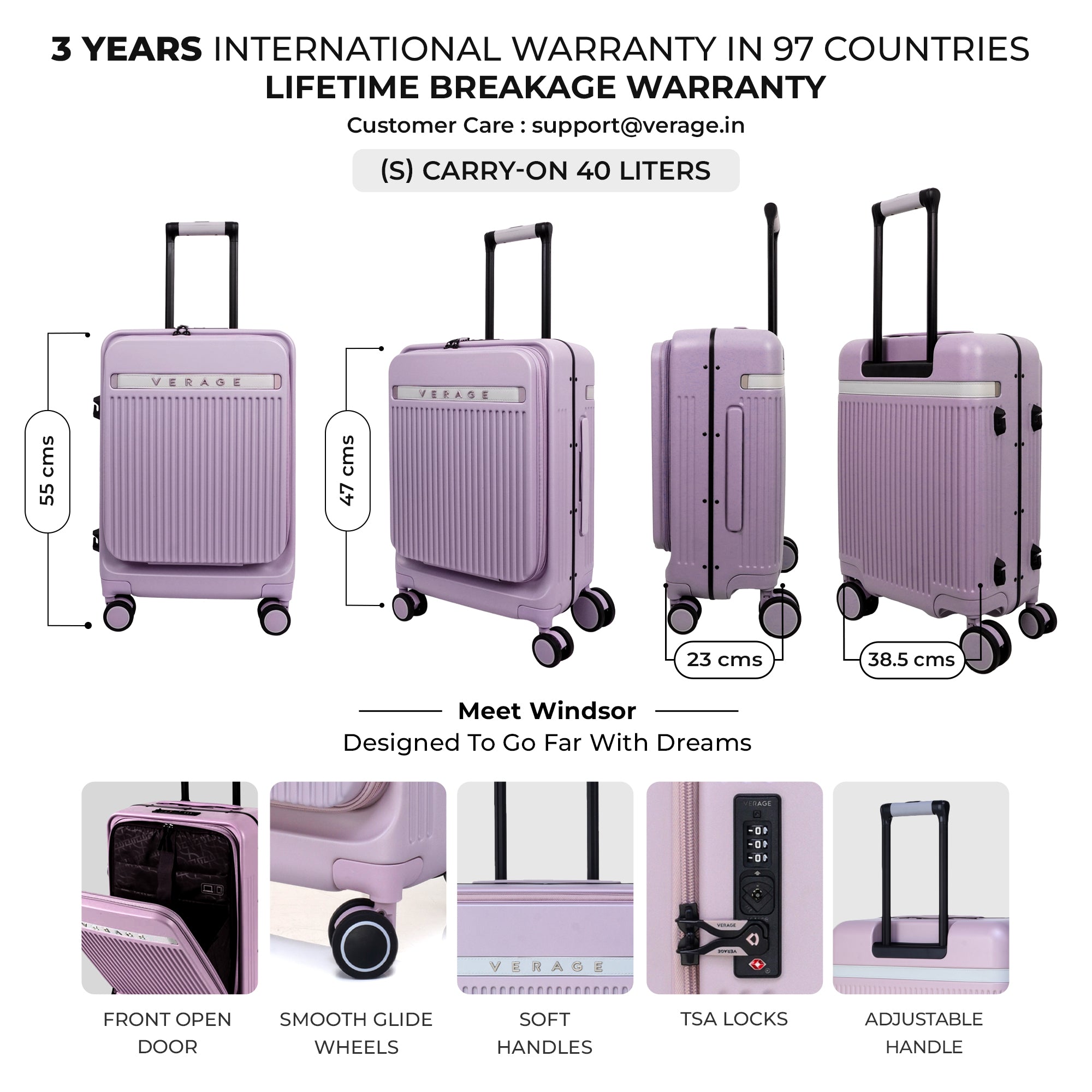 VERAGE Luxe Windsor Pro Carry-On