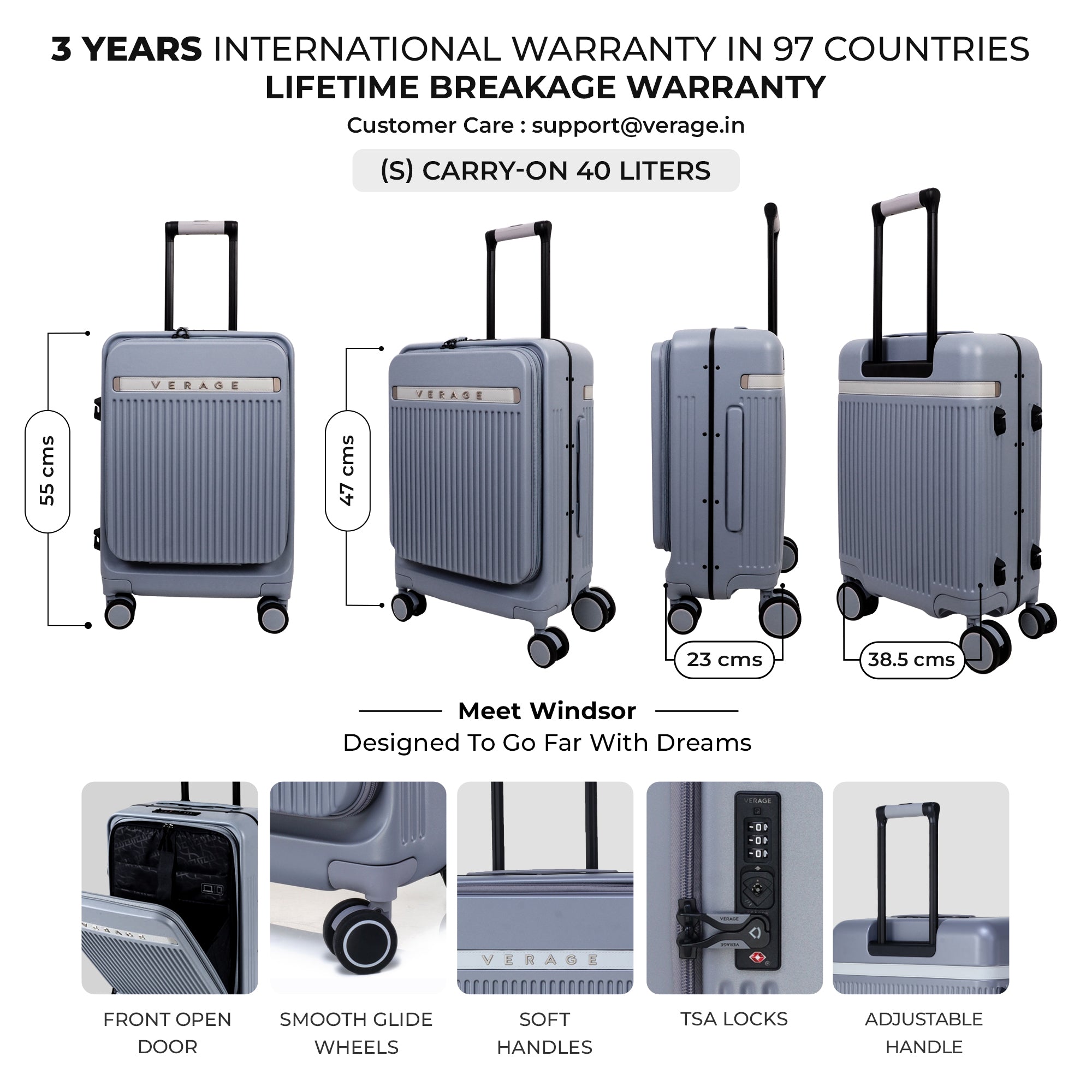 VERAGE Luxe Windsor Pro Carry-On