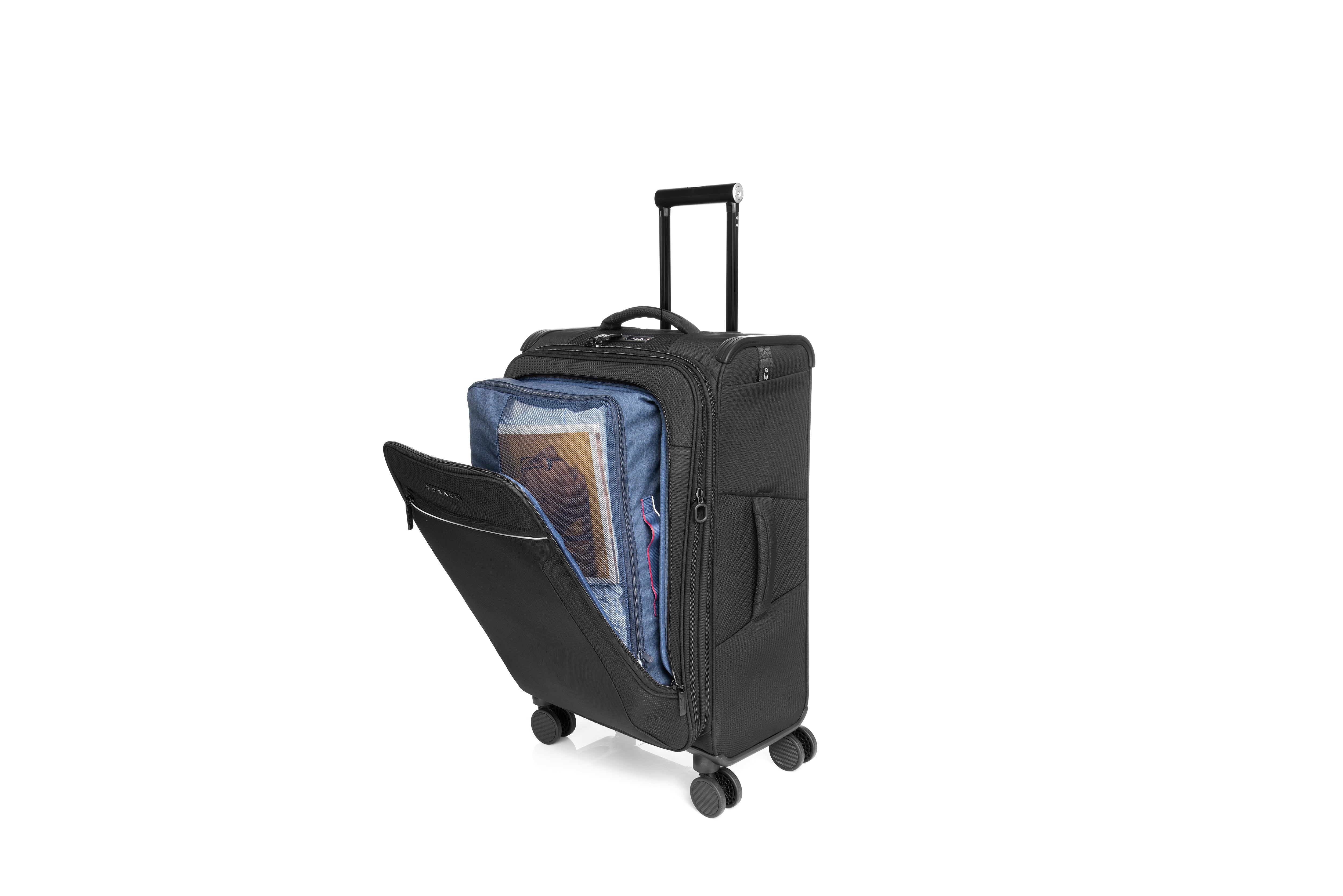 The Toledo - Large Check-In (Black)