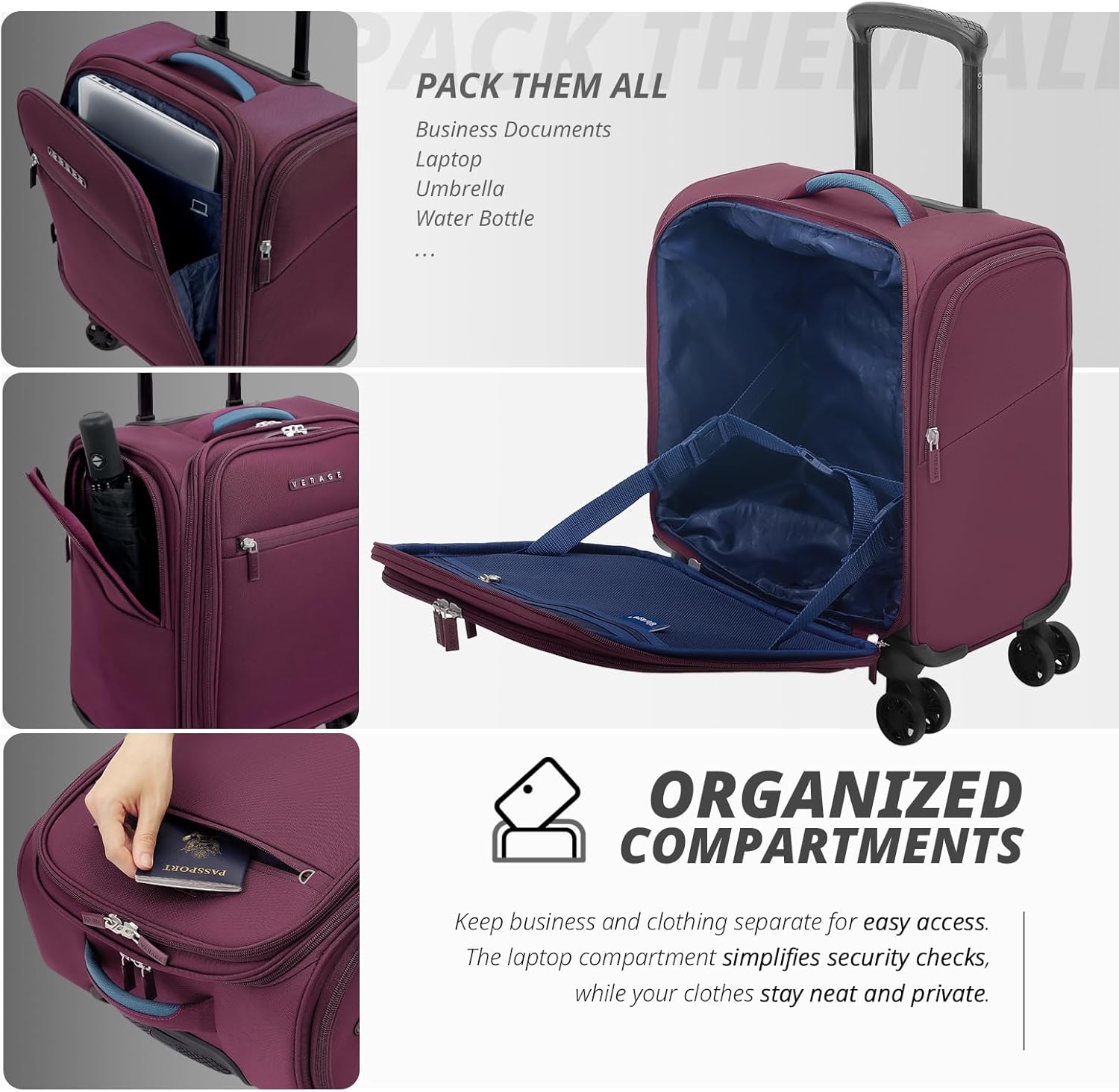 Visionary Underseat Grape Red