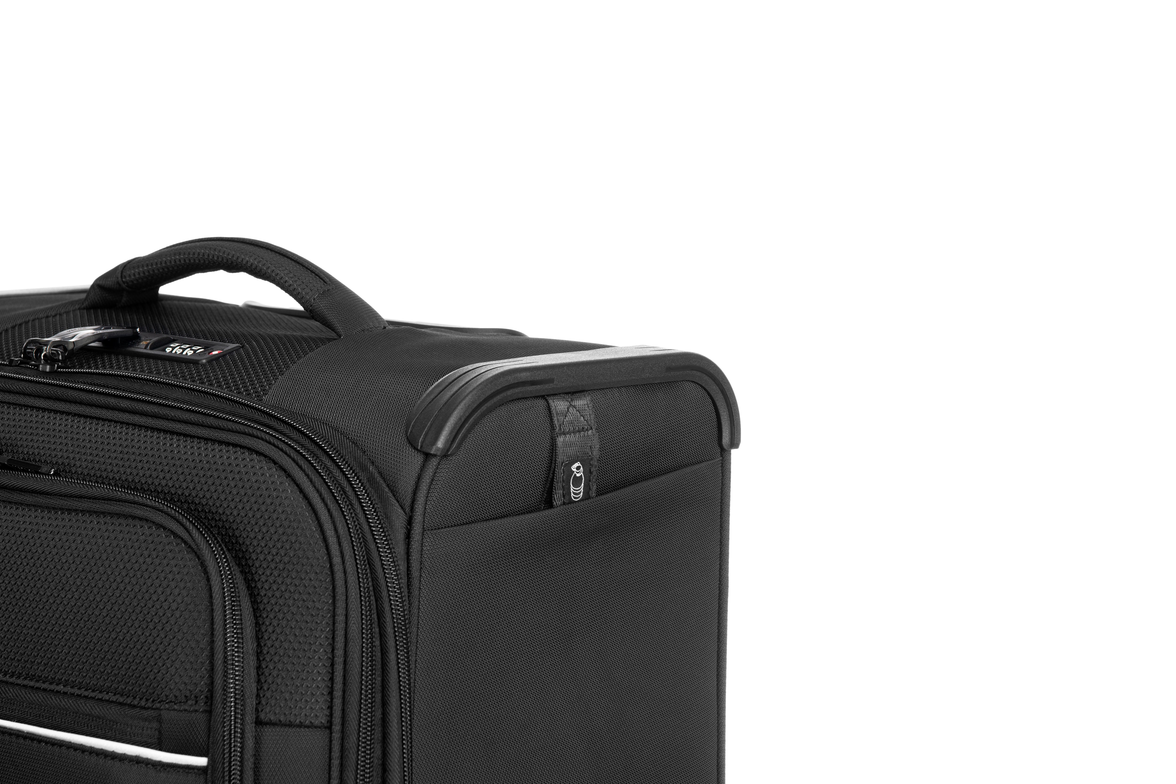 The Toledo - Large Check-In (Black)