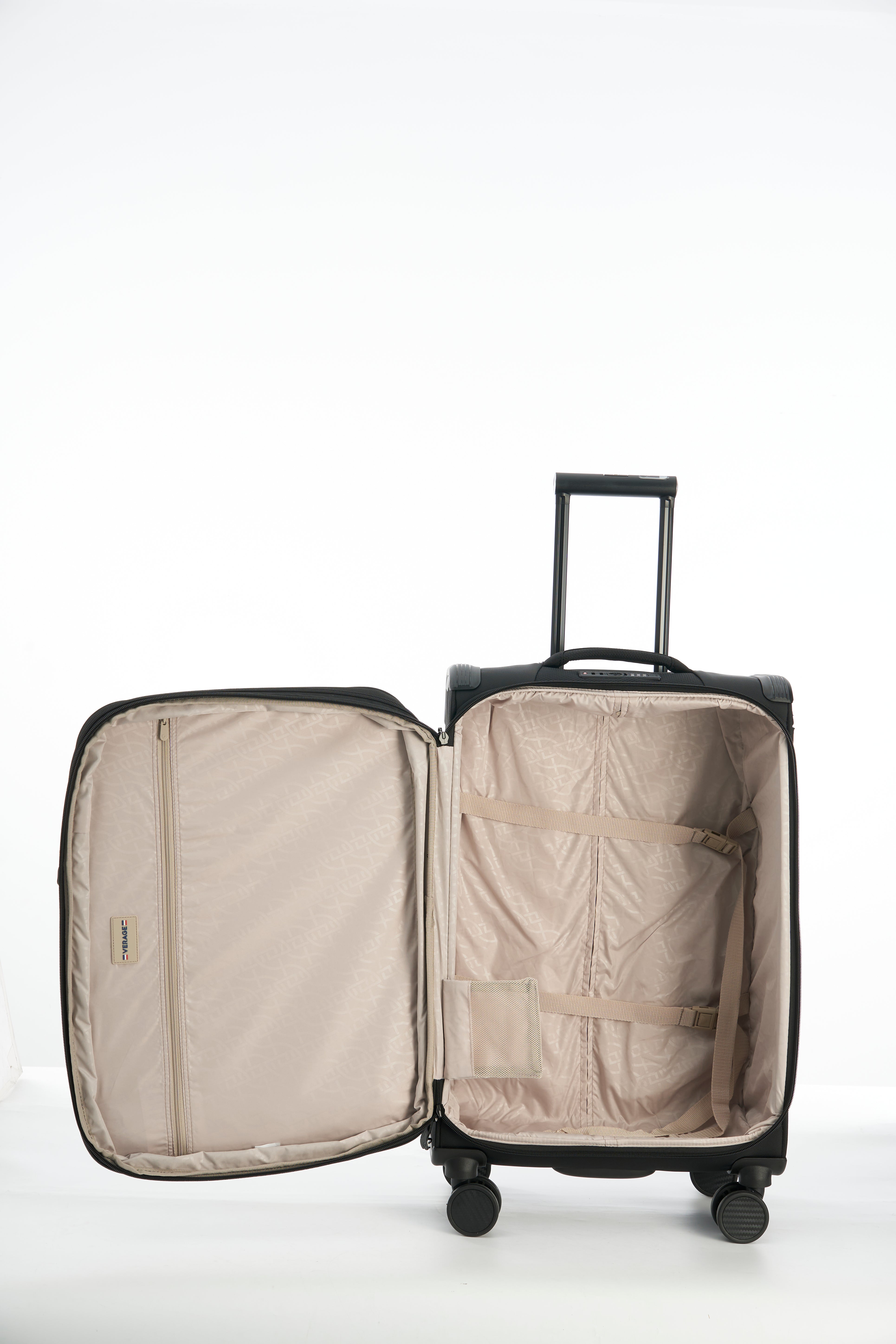 The Toledo - Small Cabin + Medium Check In 19/25 Set Black