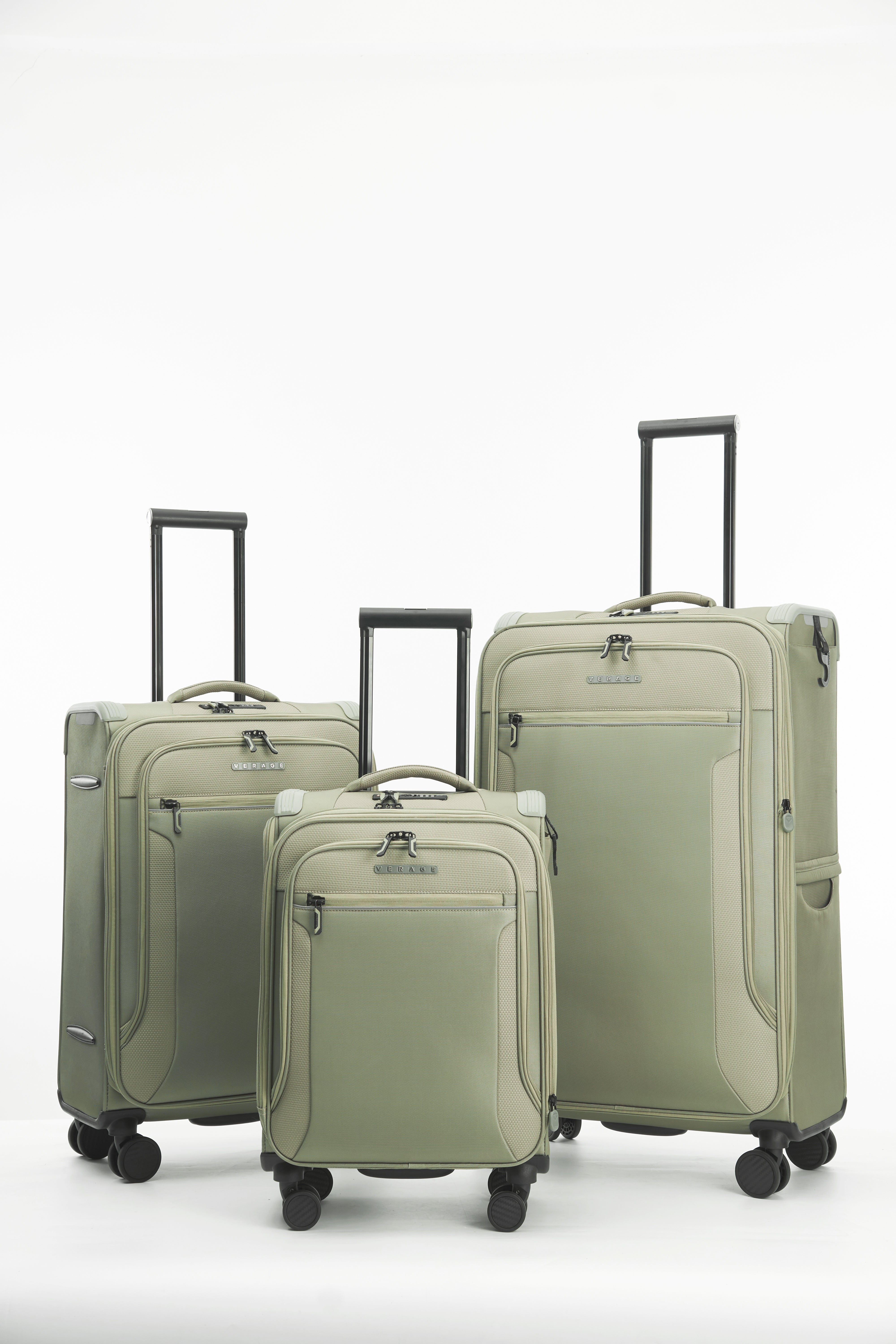 The Toledo - Set of 3 Softshell (Bean Green)