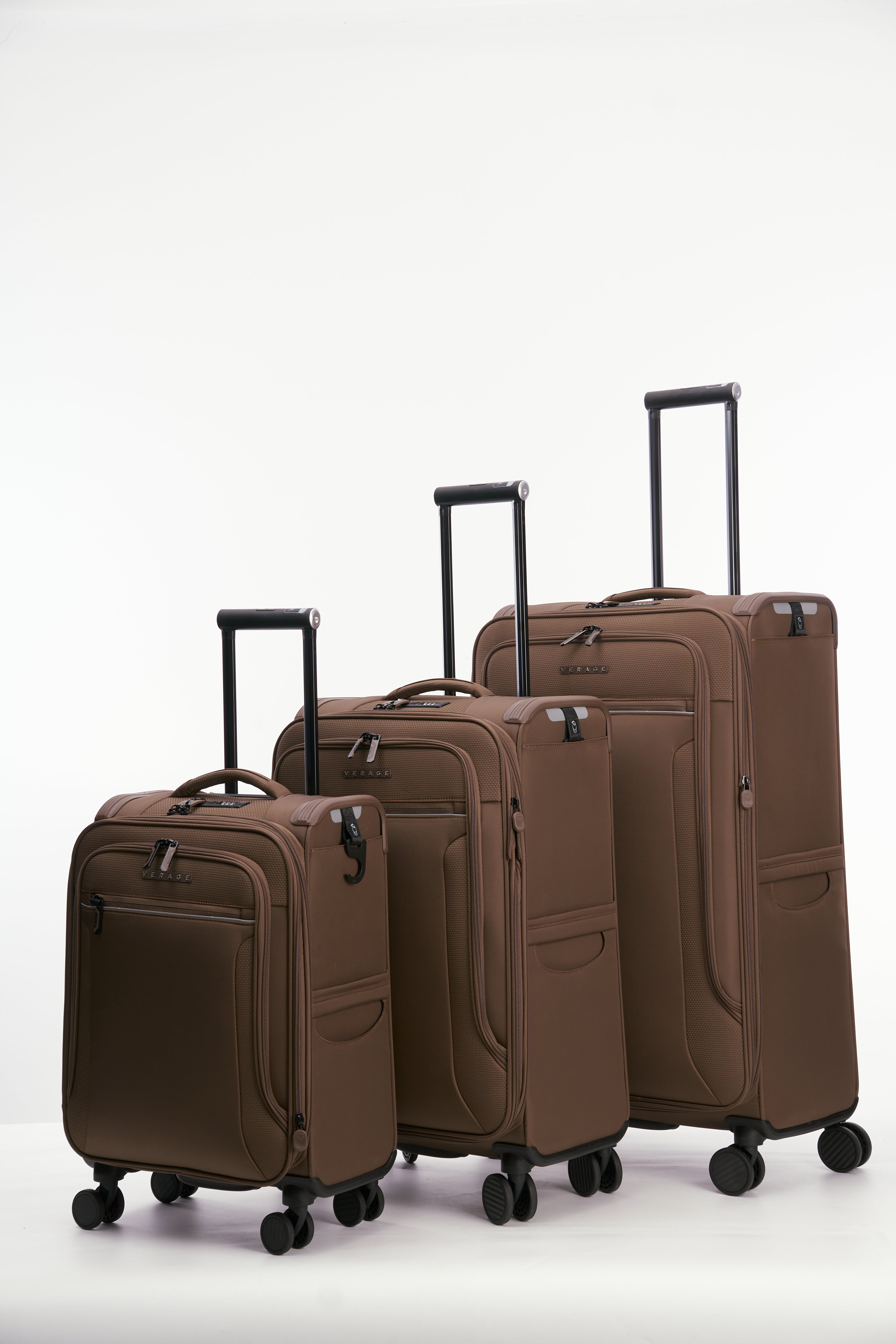 The Toledo - Set of 3 Softshell (Cocoa Brown)