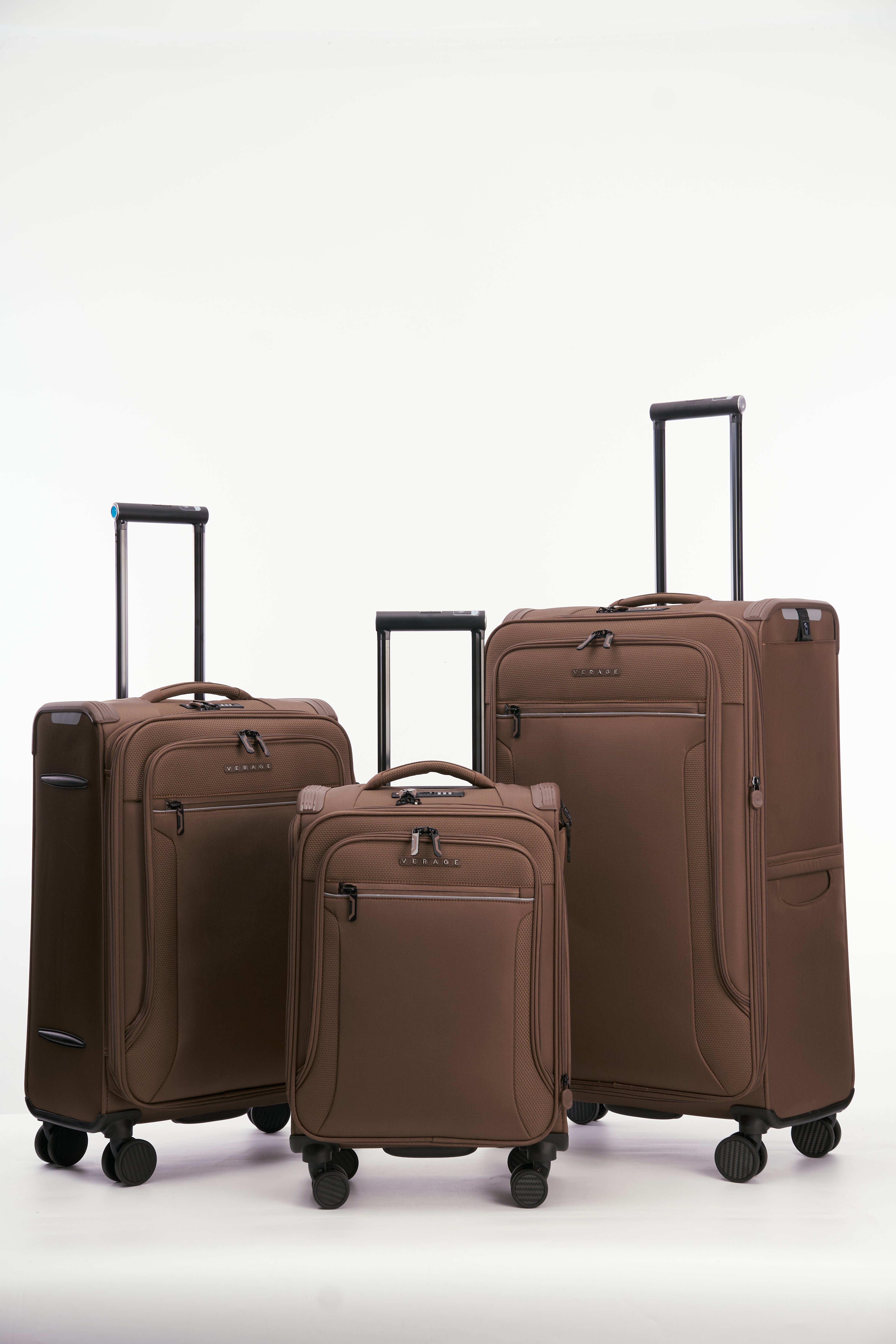 The Toledo - Set of 3 Softshell (Cocoa Brown)
