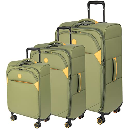 Cambridge - Family Set Of 3 [Lightest Soft Luggage Ever]