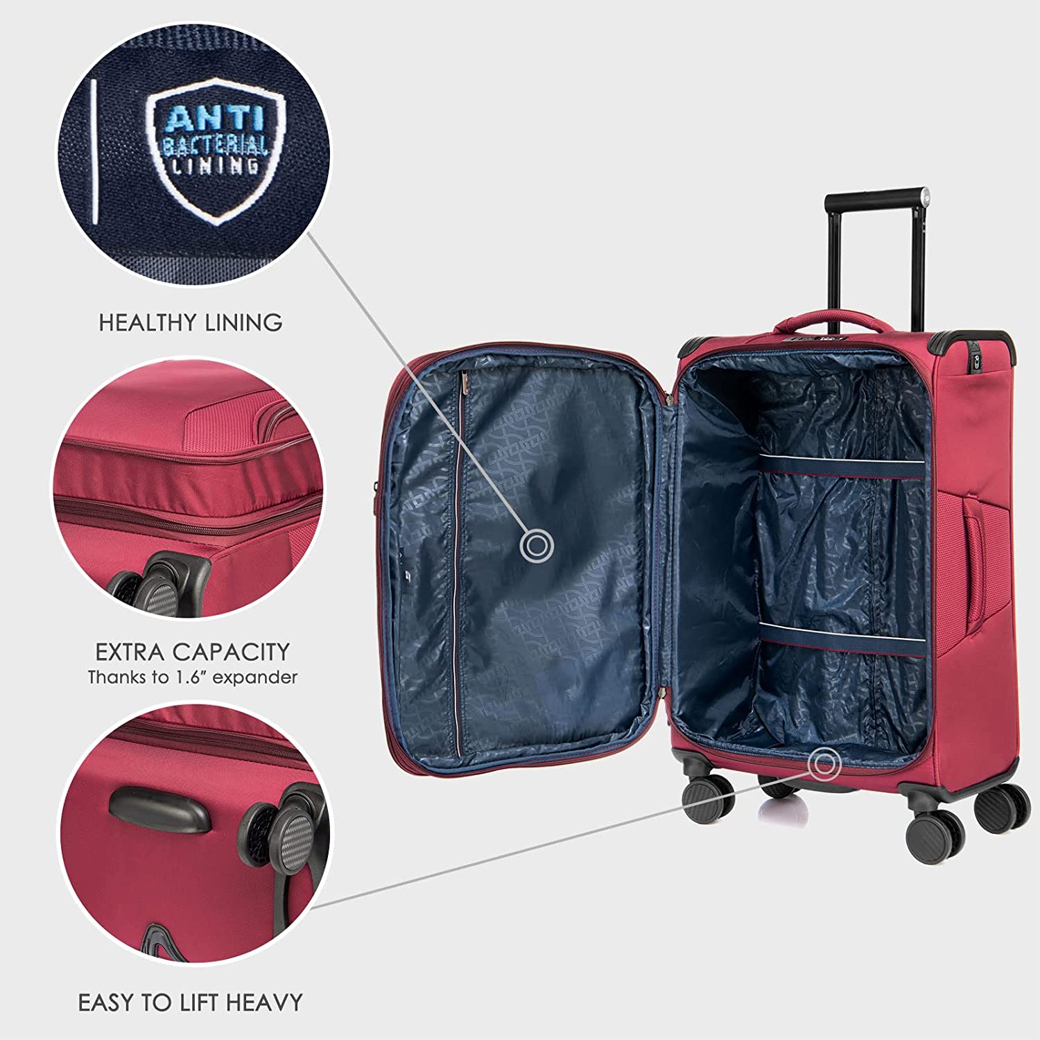 The Toledo - Carry-On Blue