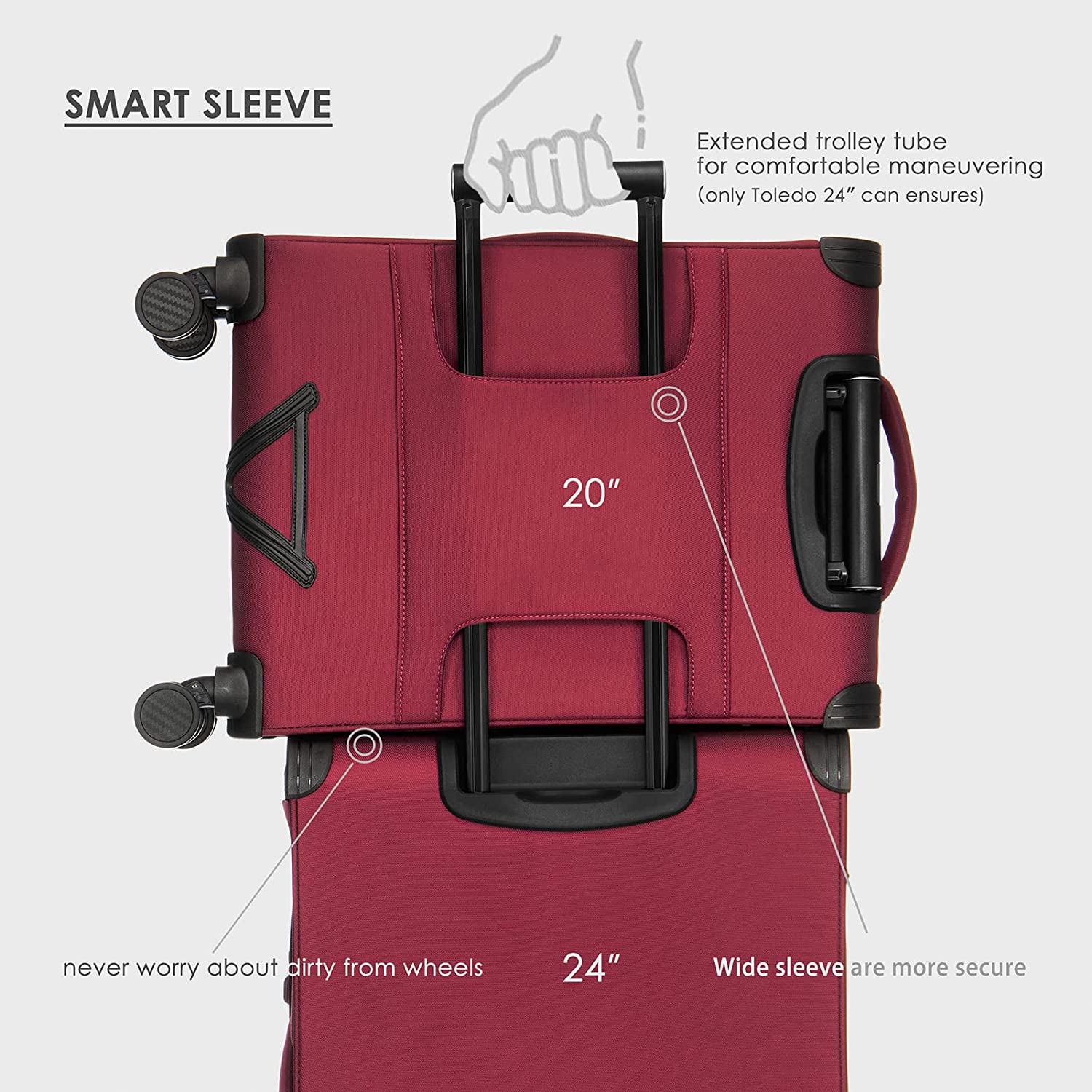 The Toledo - Carry-On Blue