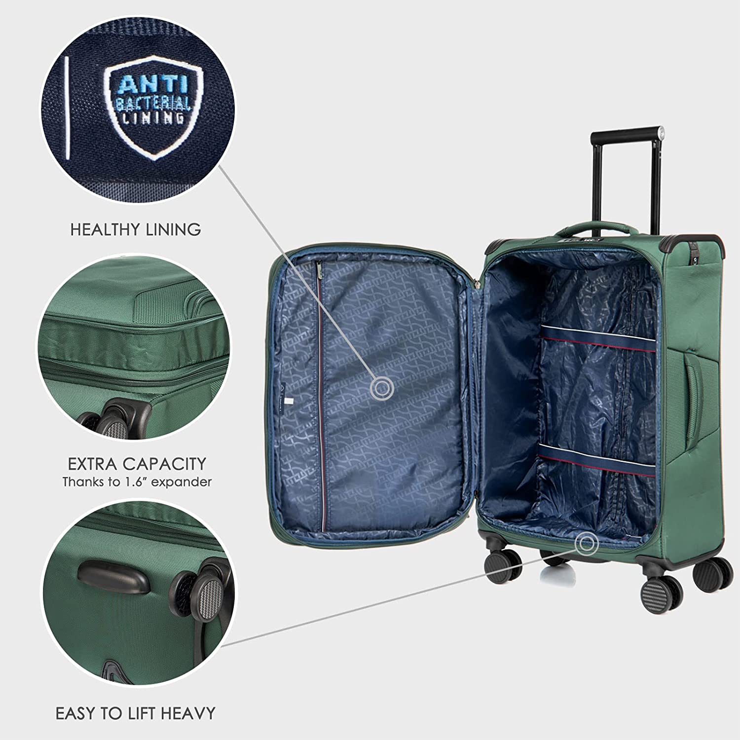 The Toledo - Carry-On Blue