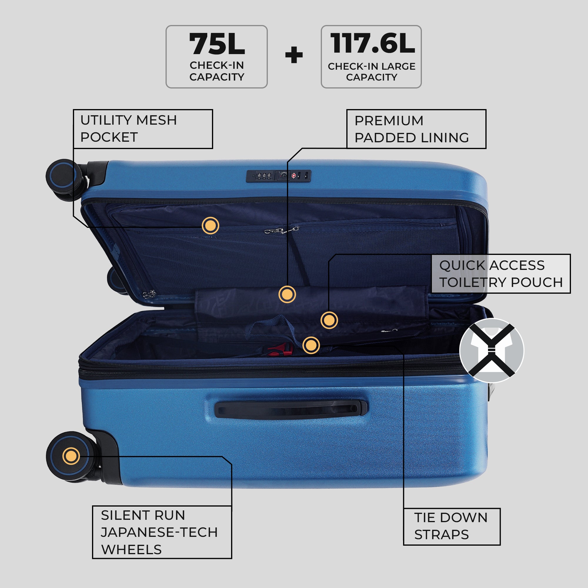 The Freeland - Medium + Large Check-In