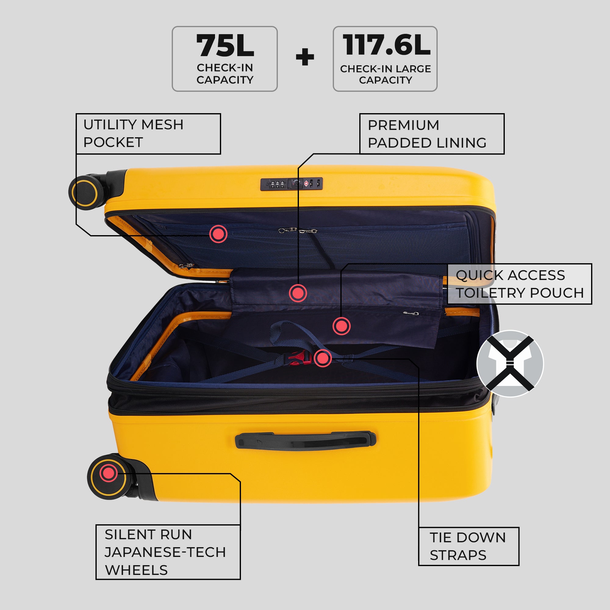 The Freeland - Medium + Large Check-In