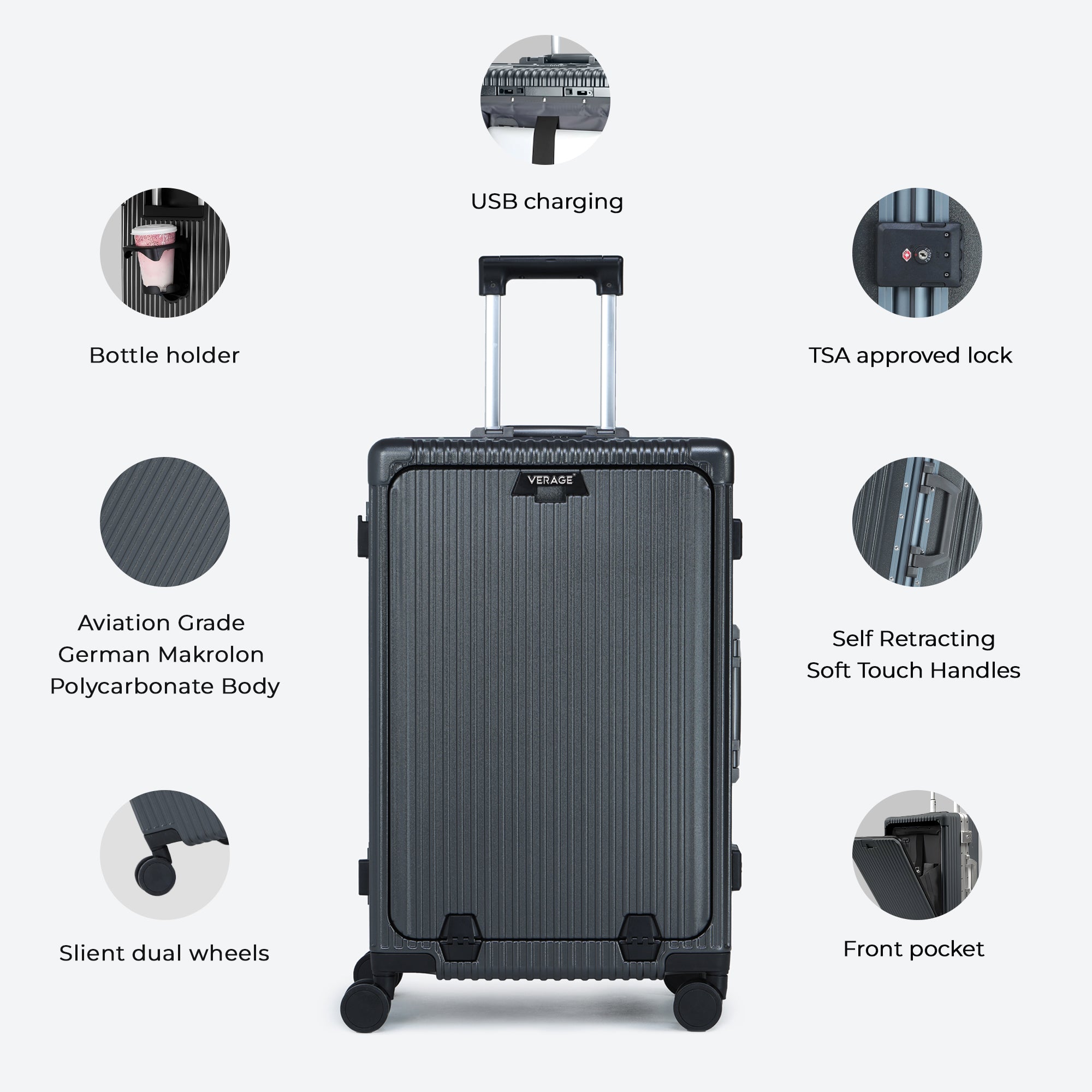 - Celeste Medium/Check-In Luggage -