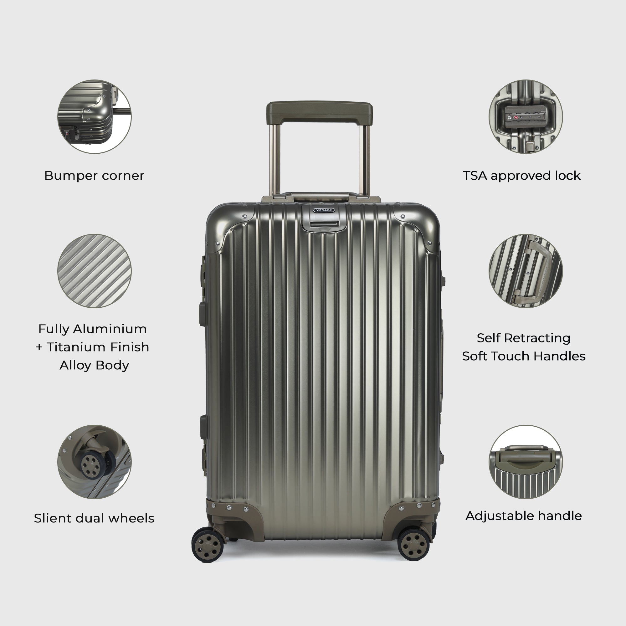 - Secure Jet - The Aluminium Cabin Size Luggage