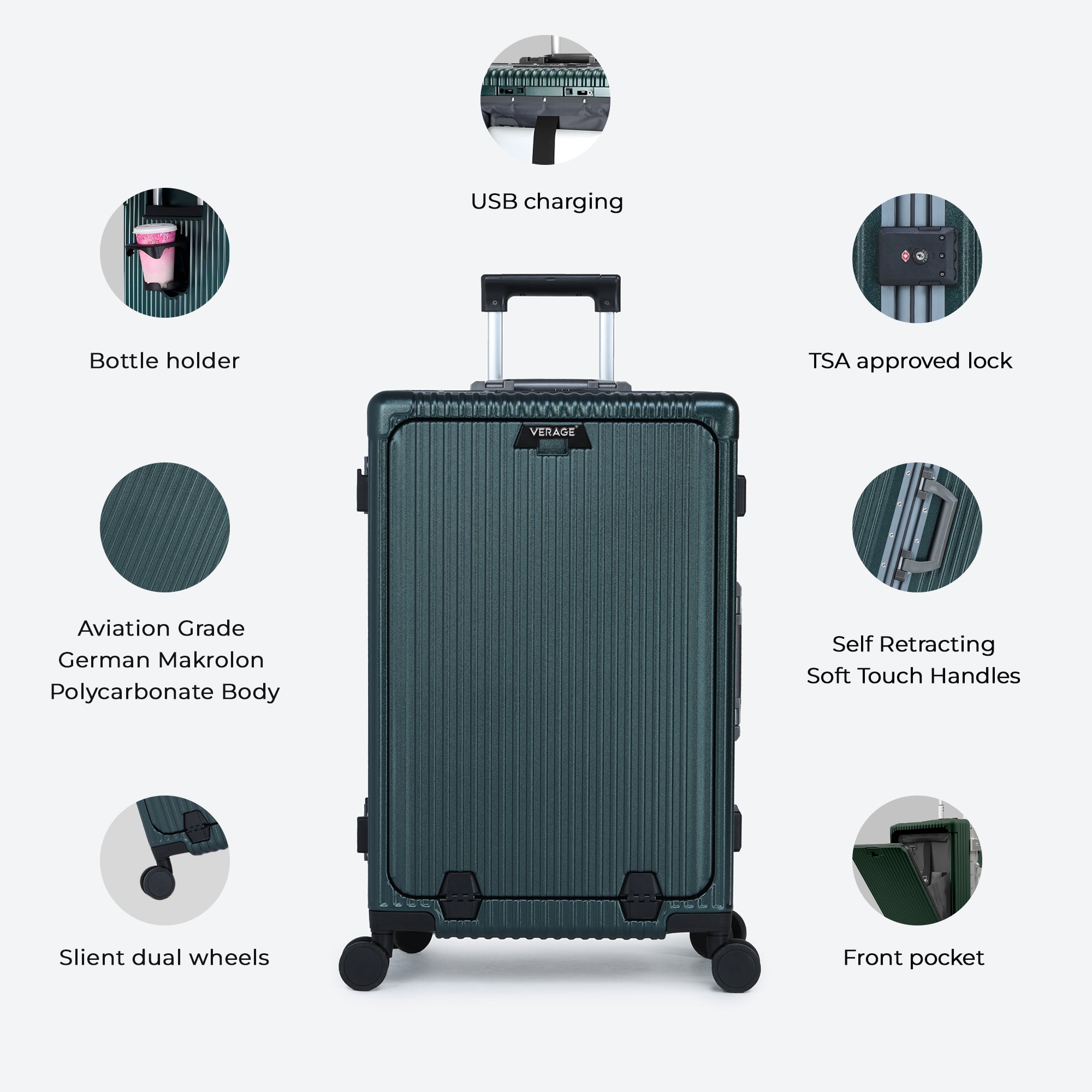 - Celeste Medium/Check-In Luggage -