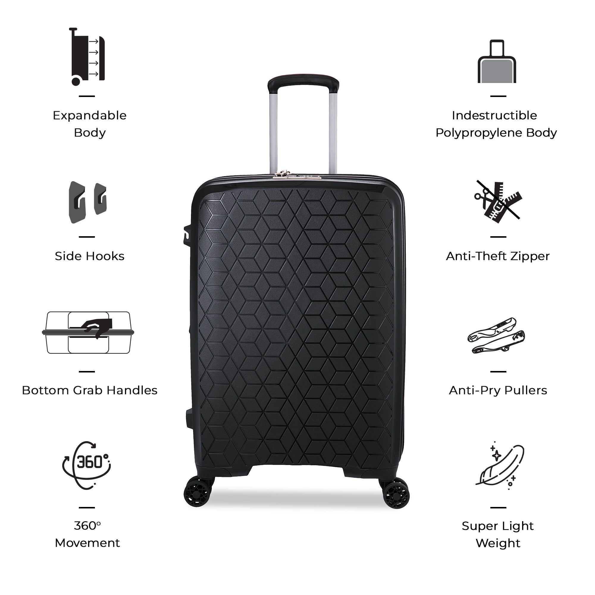 Diamond - Small Carry-On + Medium Check-In