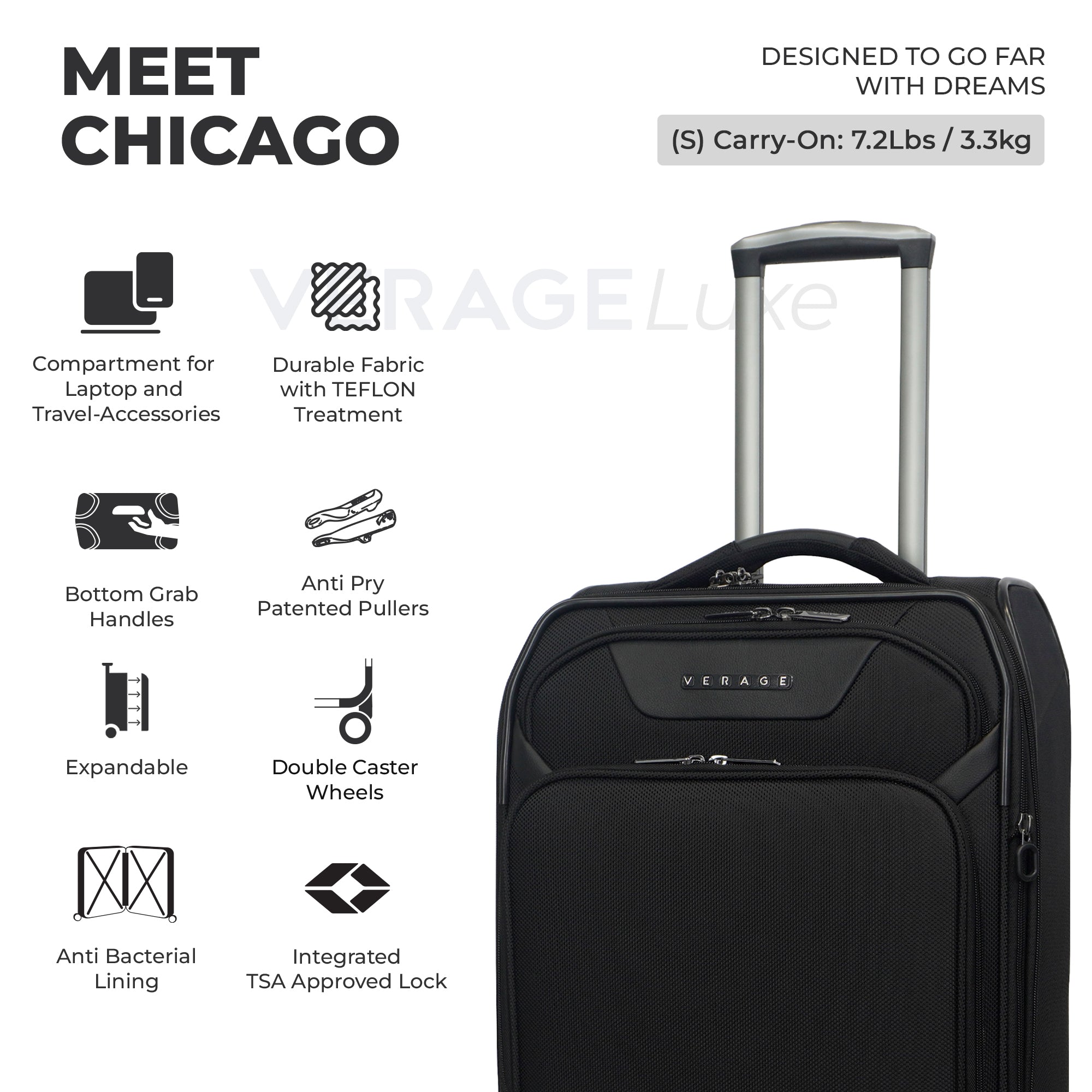 Chicago - Small Carry-On