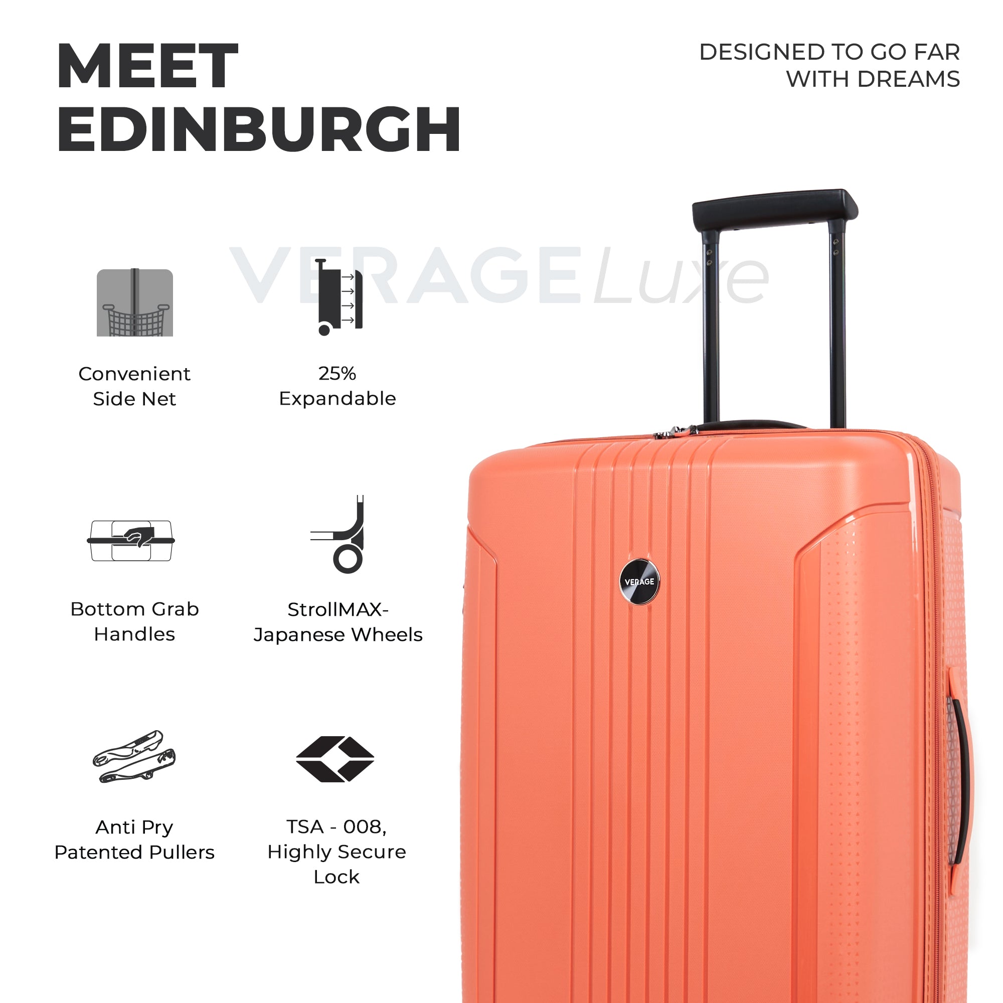 VERAGE Luxe Edinburgh- Set of 3  (S+M+L)