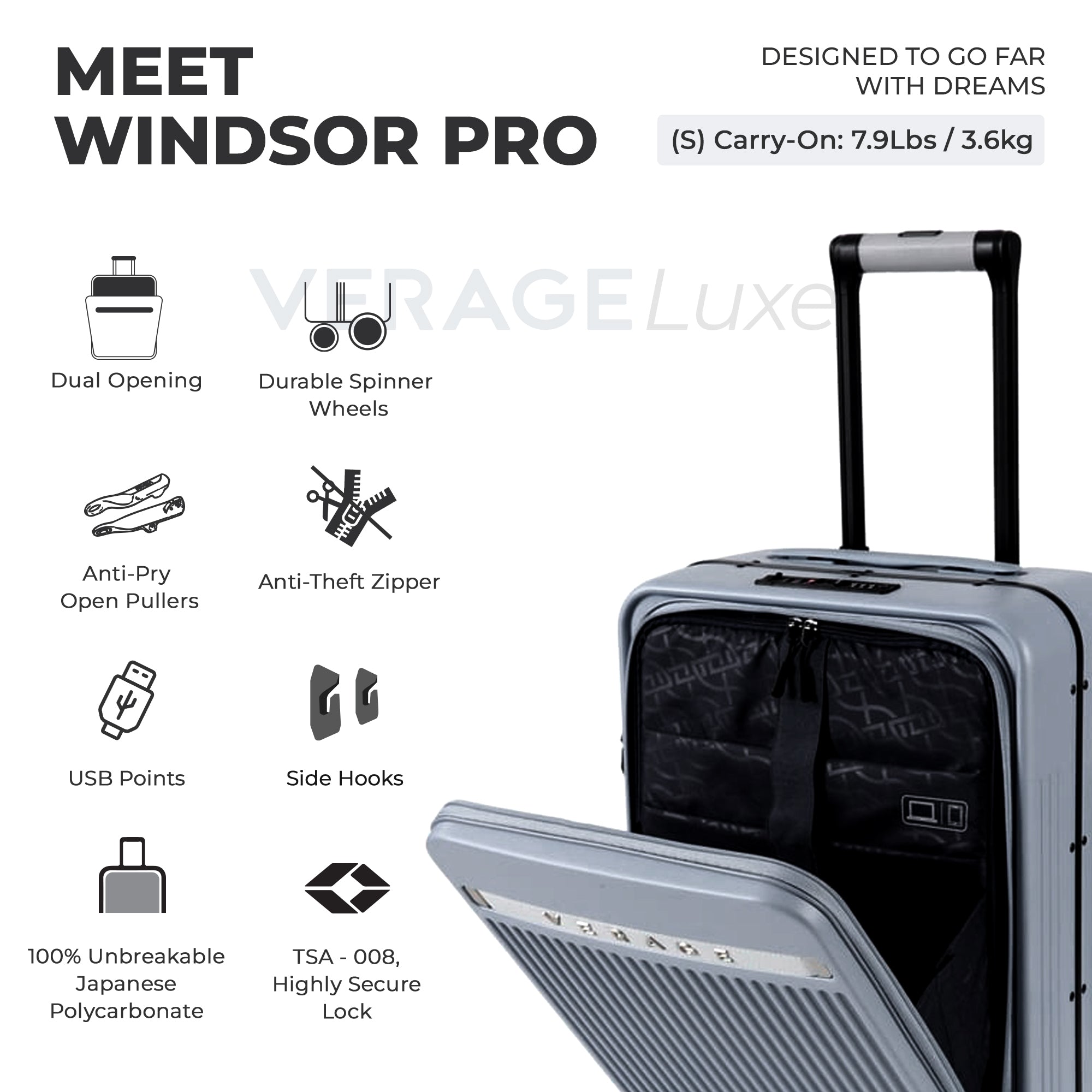 VERAGE Luxe Windsor Pro Carry-On