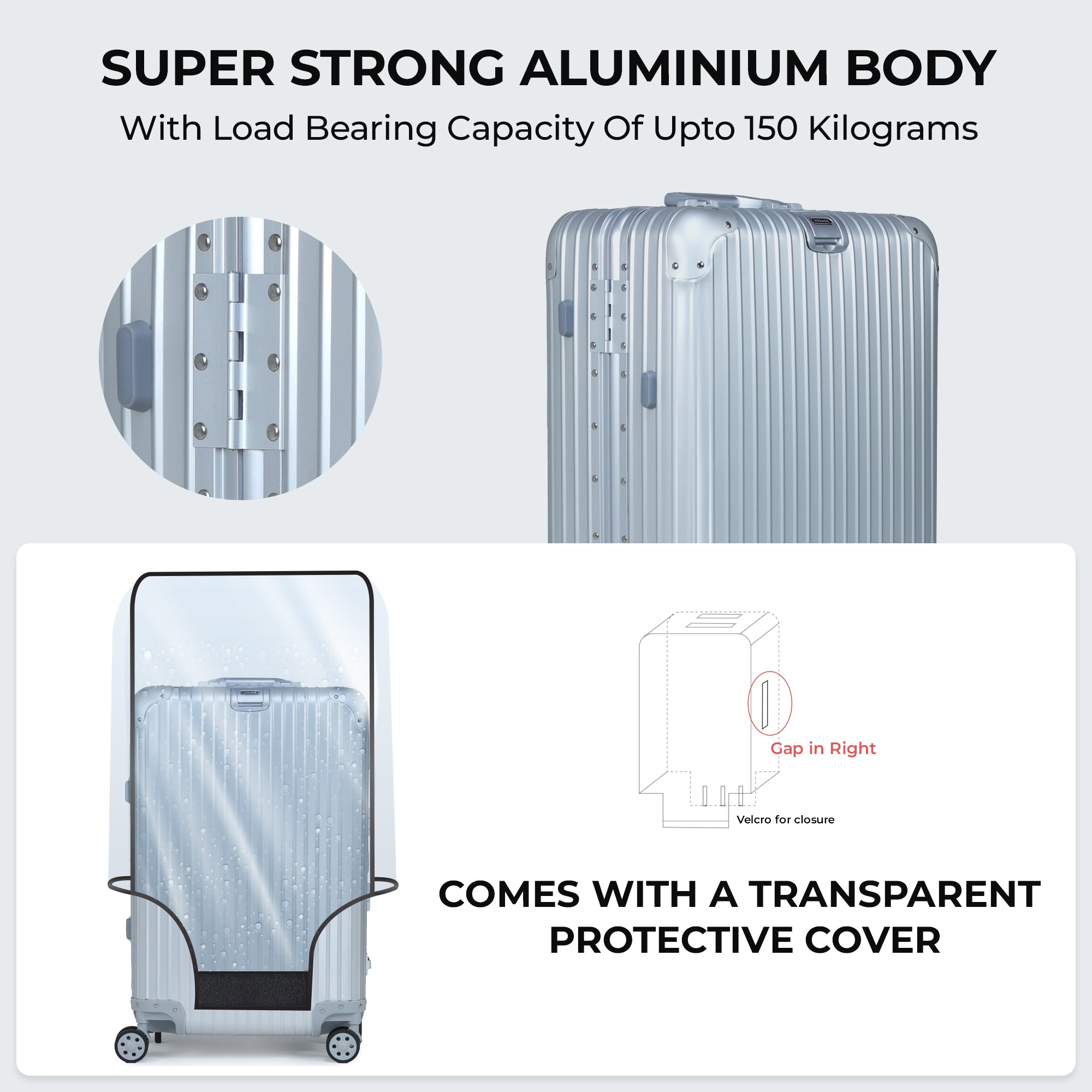 The Secure Jet- Aluminium Carry-On