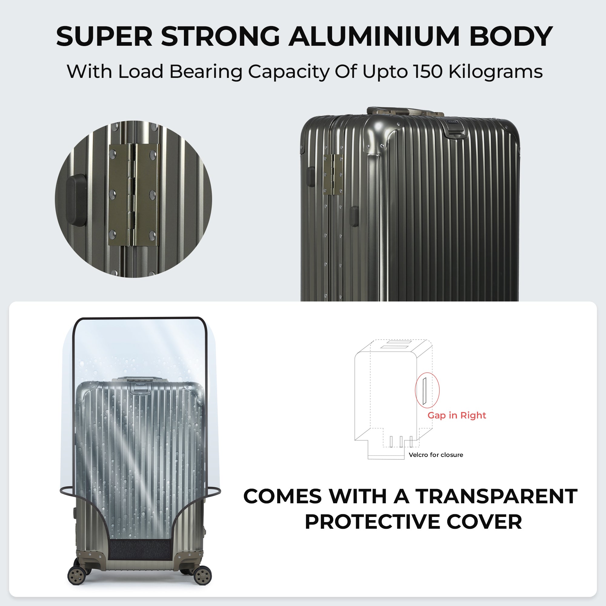 The Secure Jet- Aluminium Carry-On