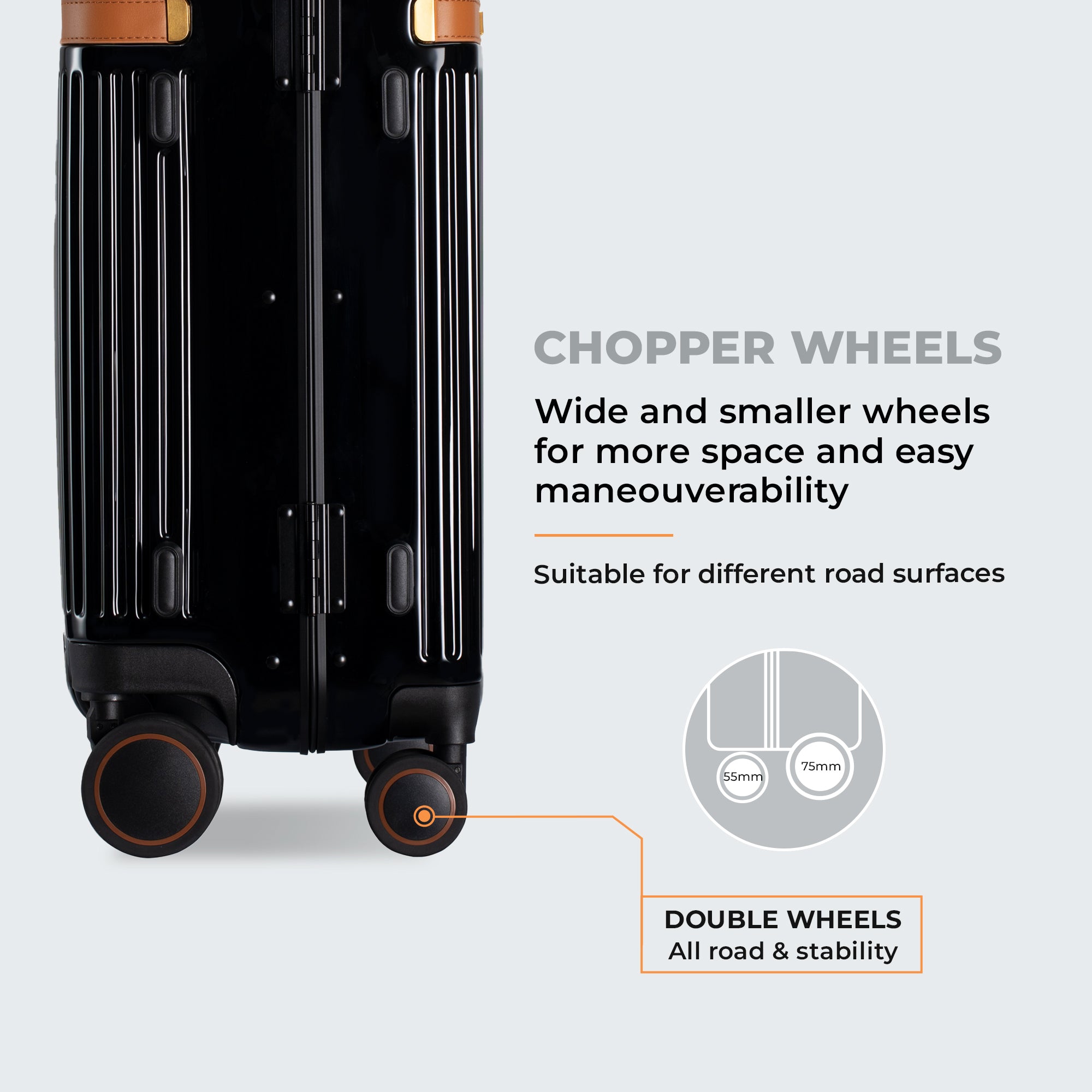 The Windsor - Small Carry On (Black)