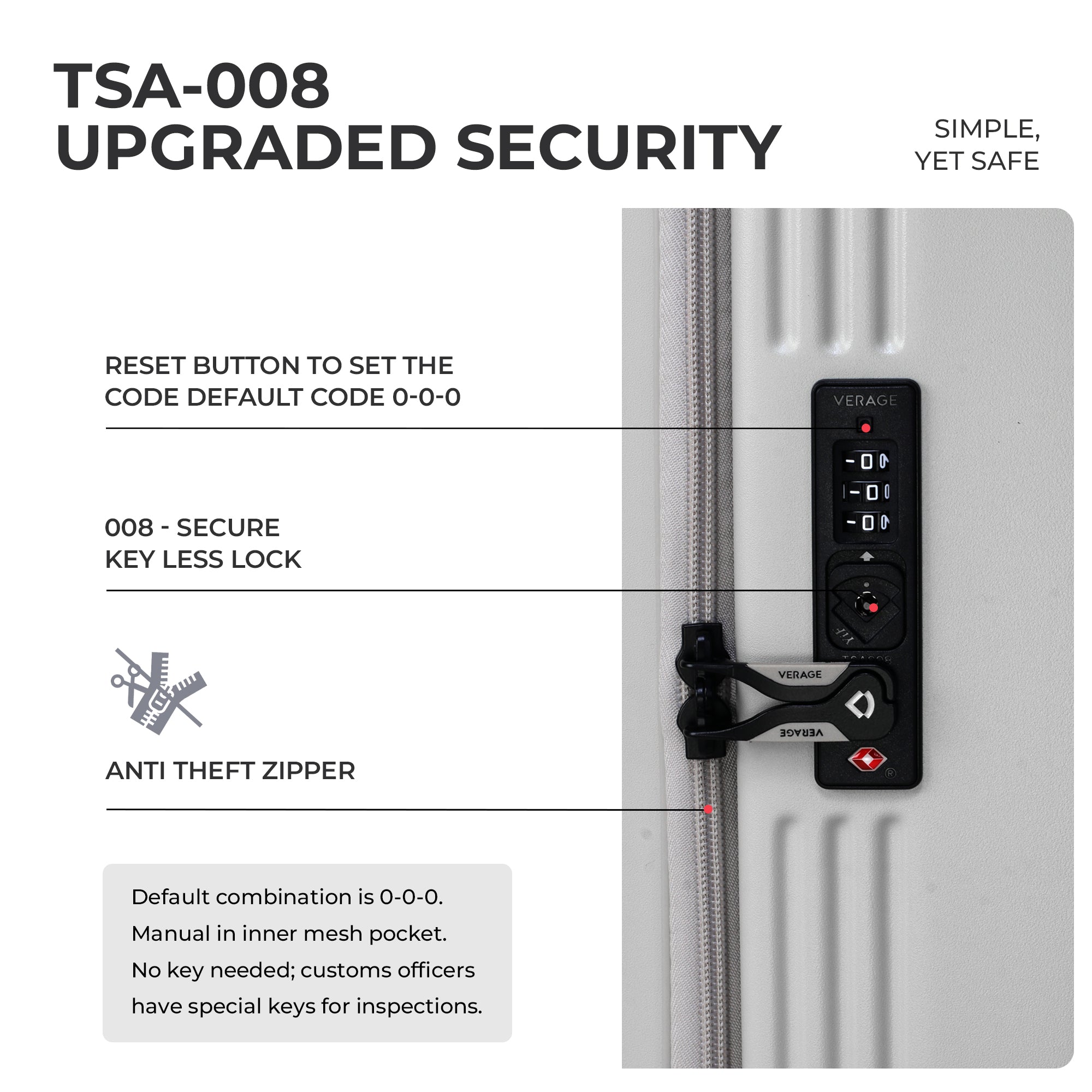 VERAGE Luxe Windsor Pro Medium Check-In