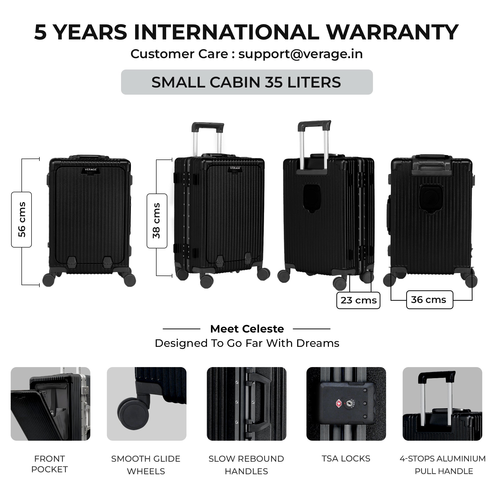 Celeste - Professional Cabin Luggage