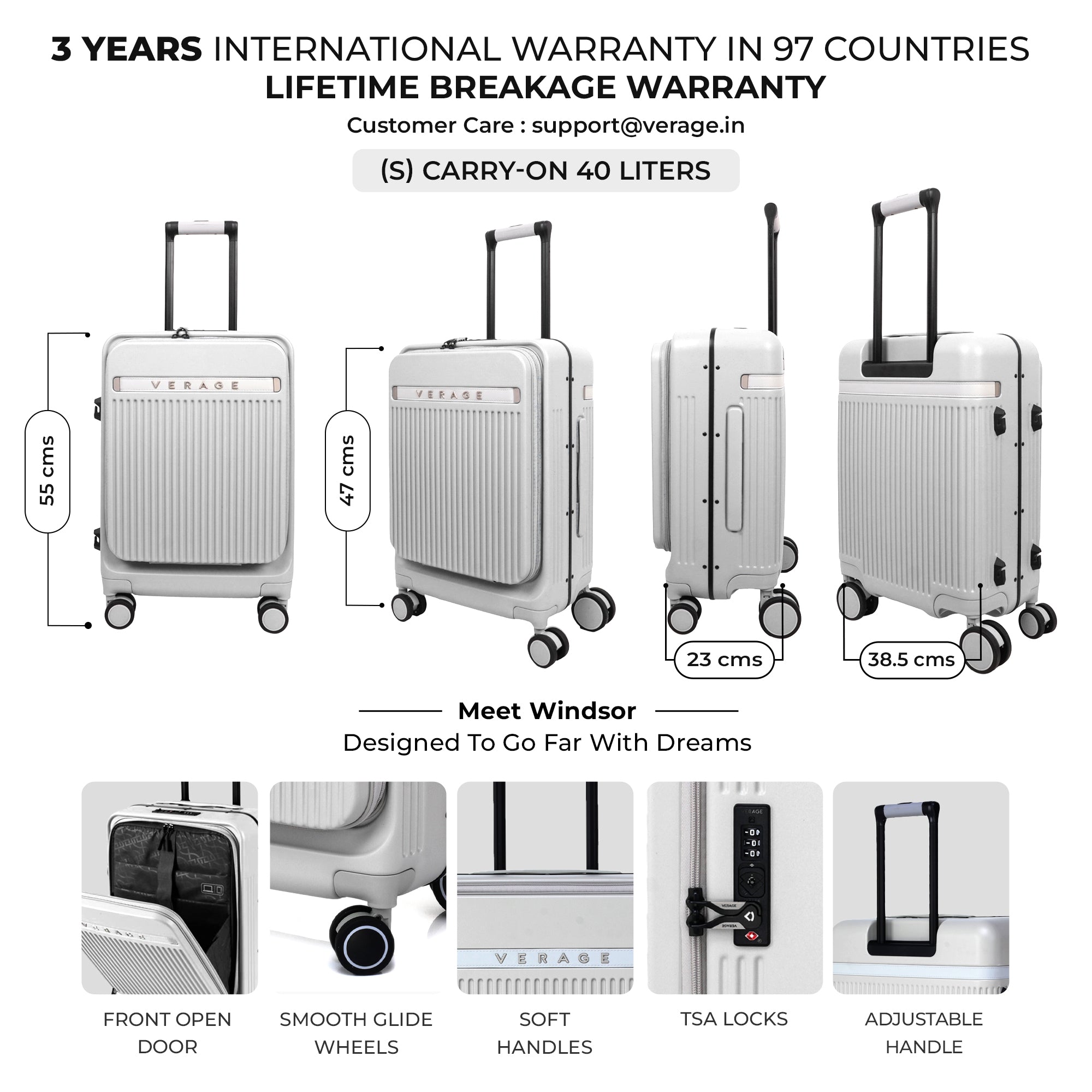 VERAGE Luxe Windsor Pro Carry-On