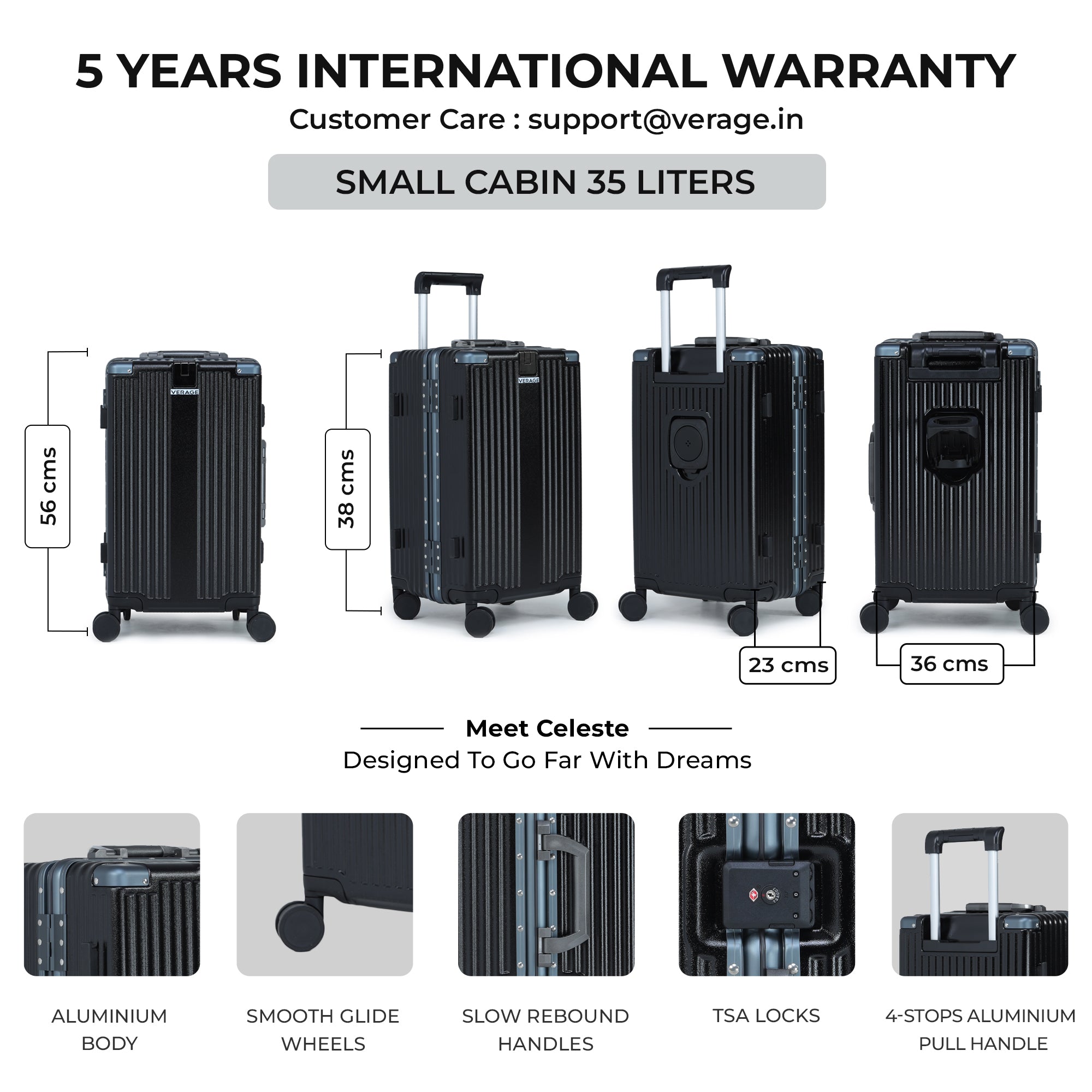 - Quantum Trunk - The Aluminium S Cabin Carry On Luggage