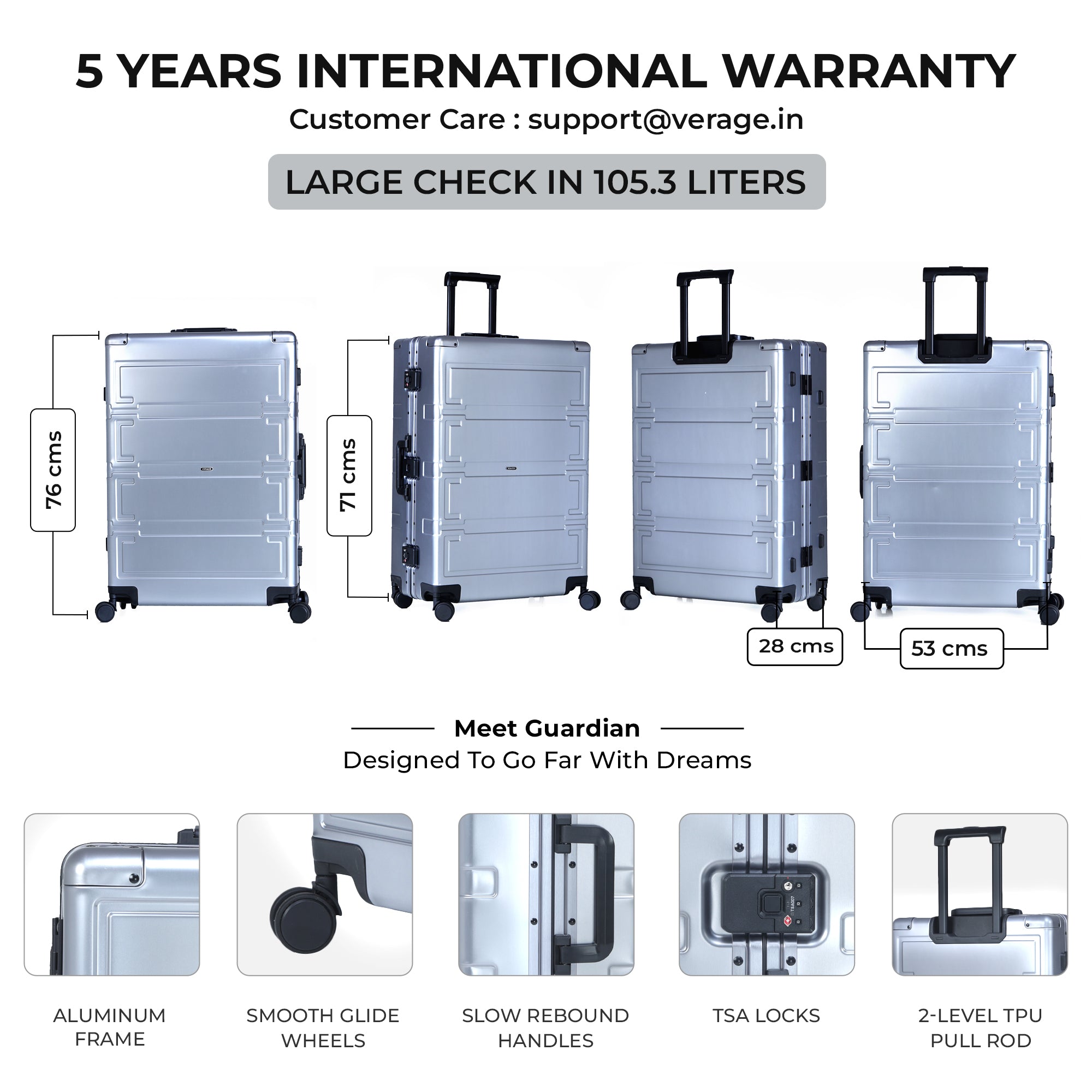 The Guardian - Aluminium (L) Check-In